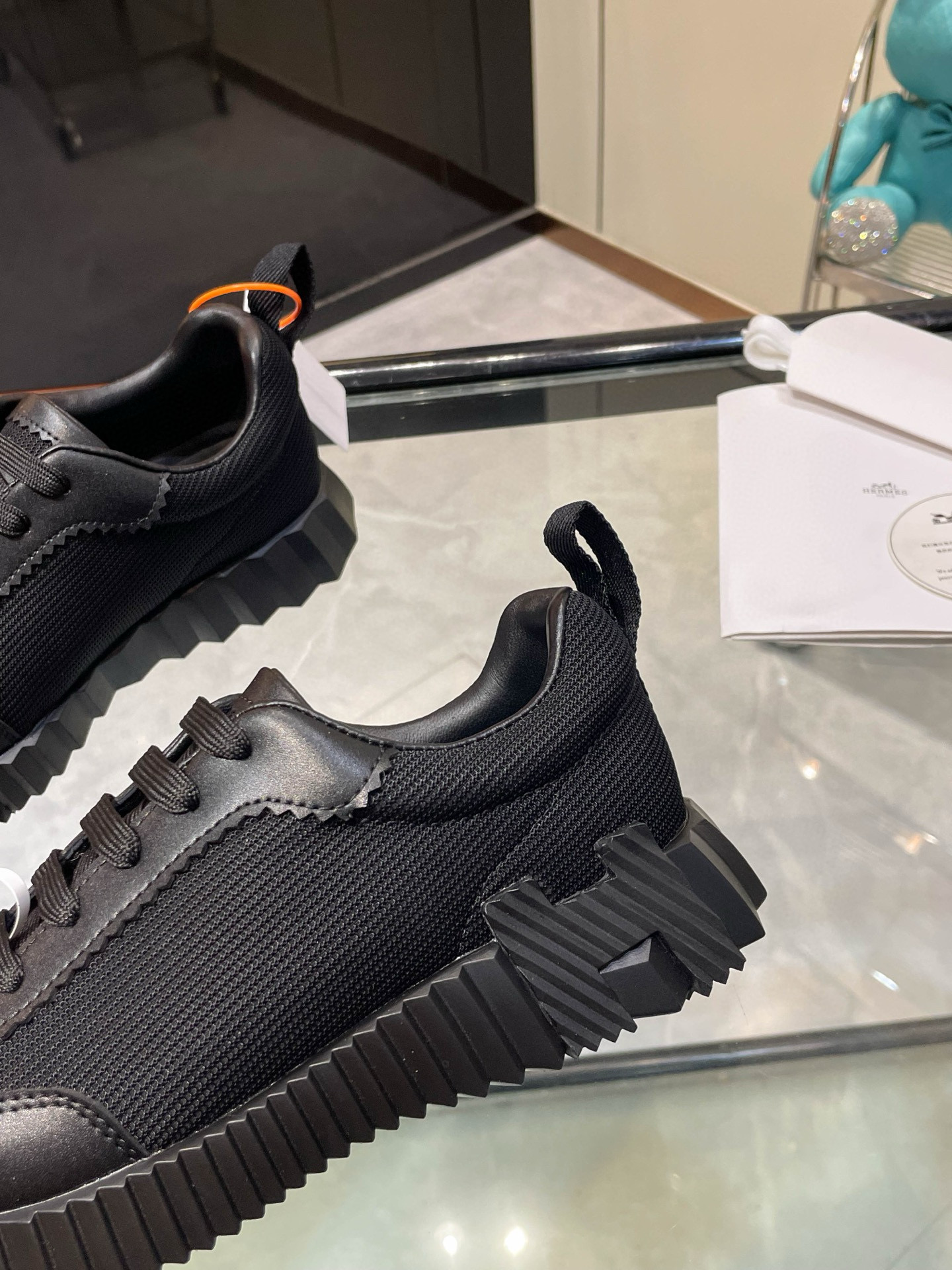 HERMES 에르메스 바운싱 핑크 스니커즈 8