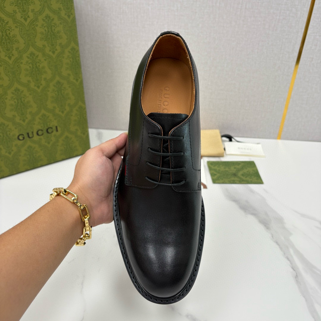 Gucci 구찌 남성 블랙 더비 슈즈 6