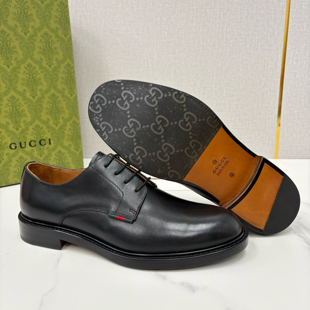 Gucci 구찌 남성 블랙 더비 슈즈 9