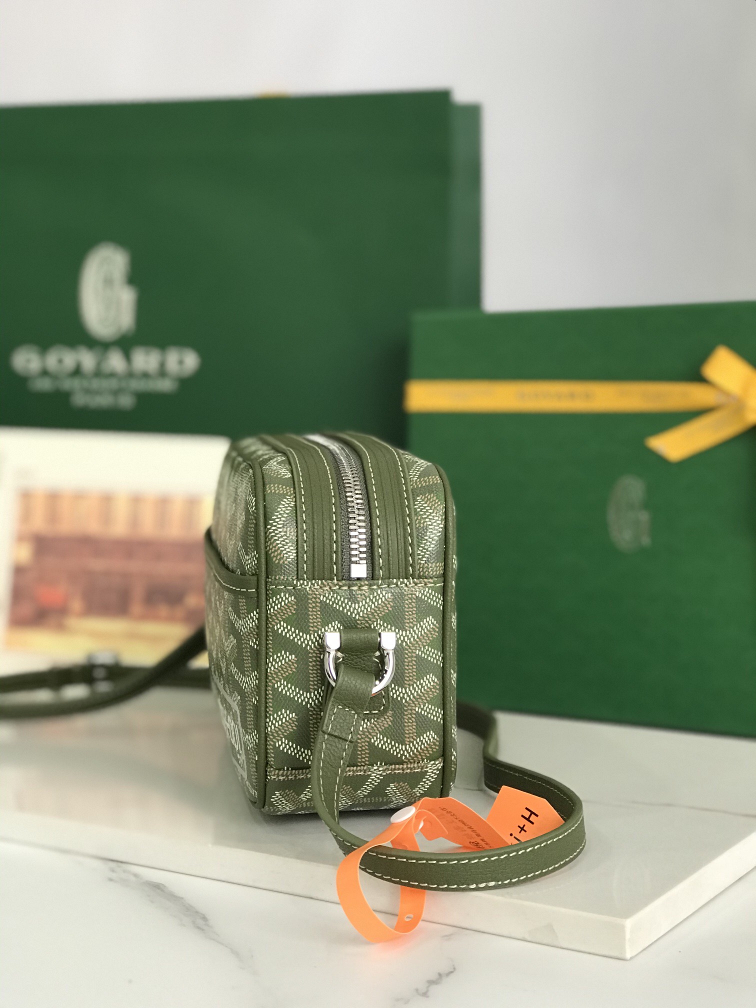 Goyard 고야드 캡베르 카키 카메라백 3