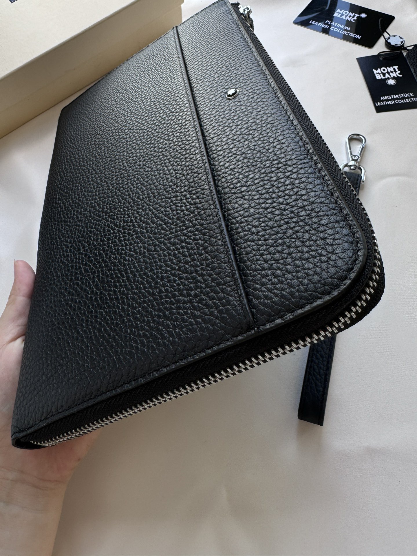 Montblanc 몽블랑 중형 클러치백 27cm 8