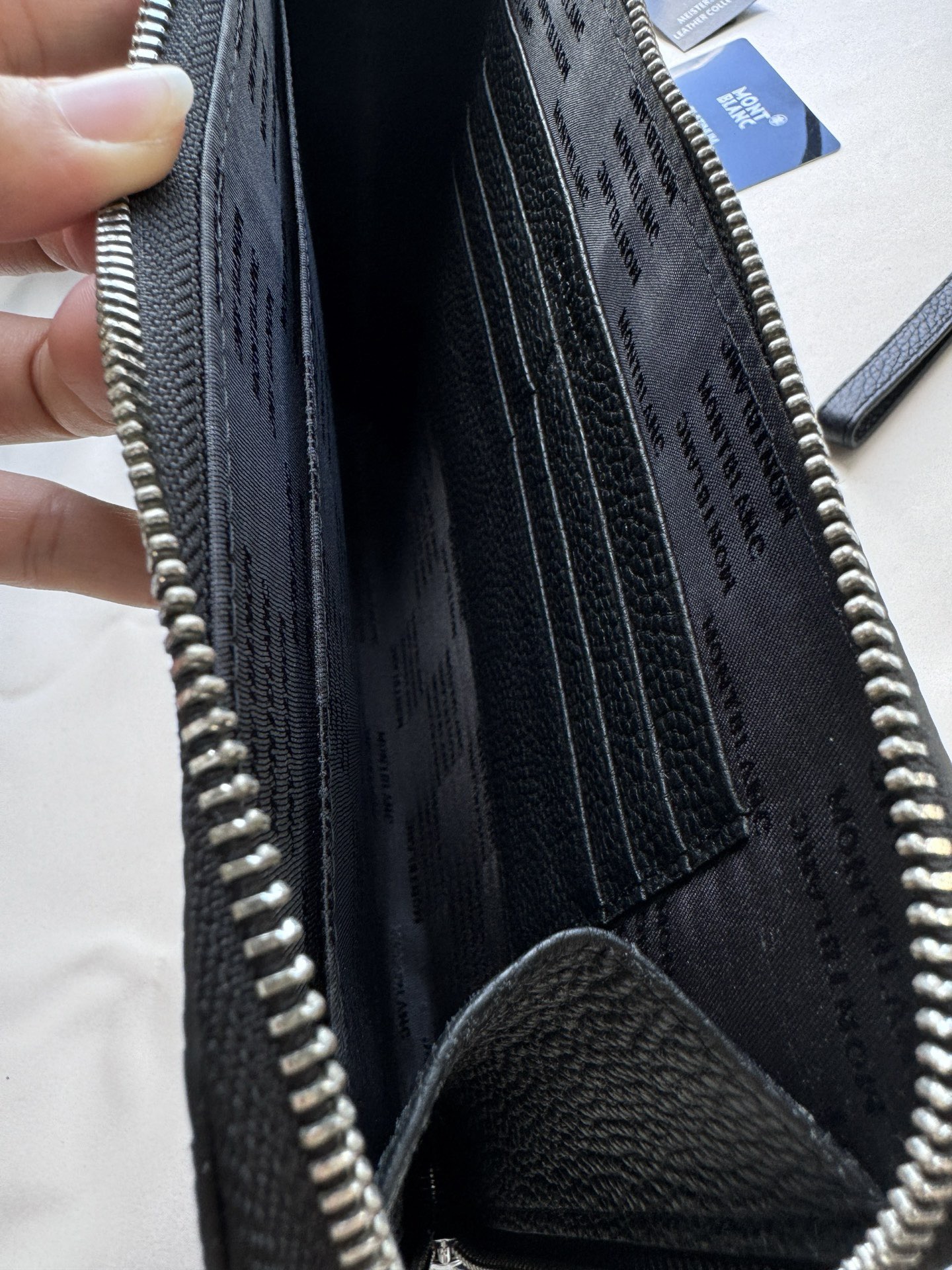 Montblanc 몽블랑 중형 클러치백 27cm 9