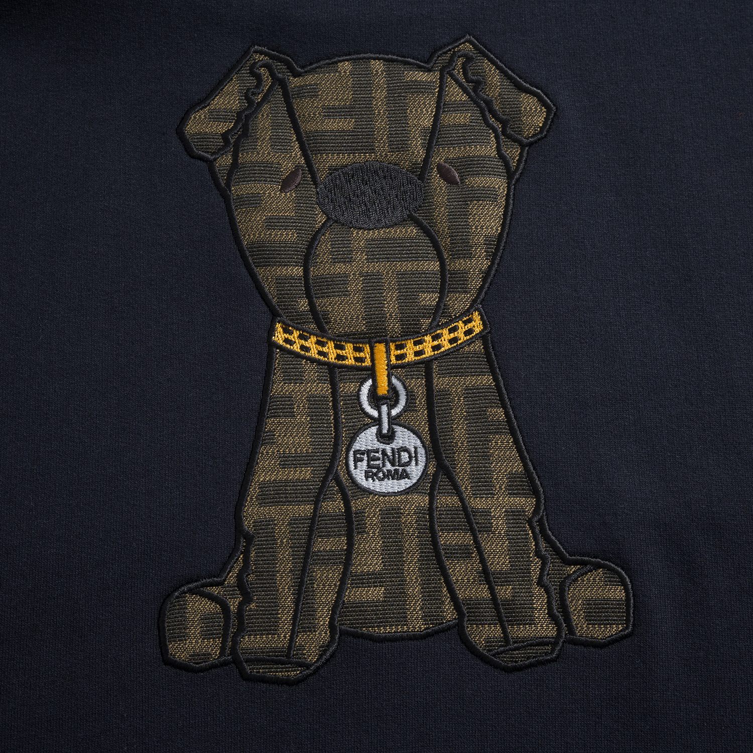 FENDI 펜디 FW2025 후드 패치워크 스웨트셔츠 8