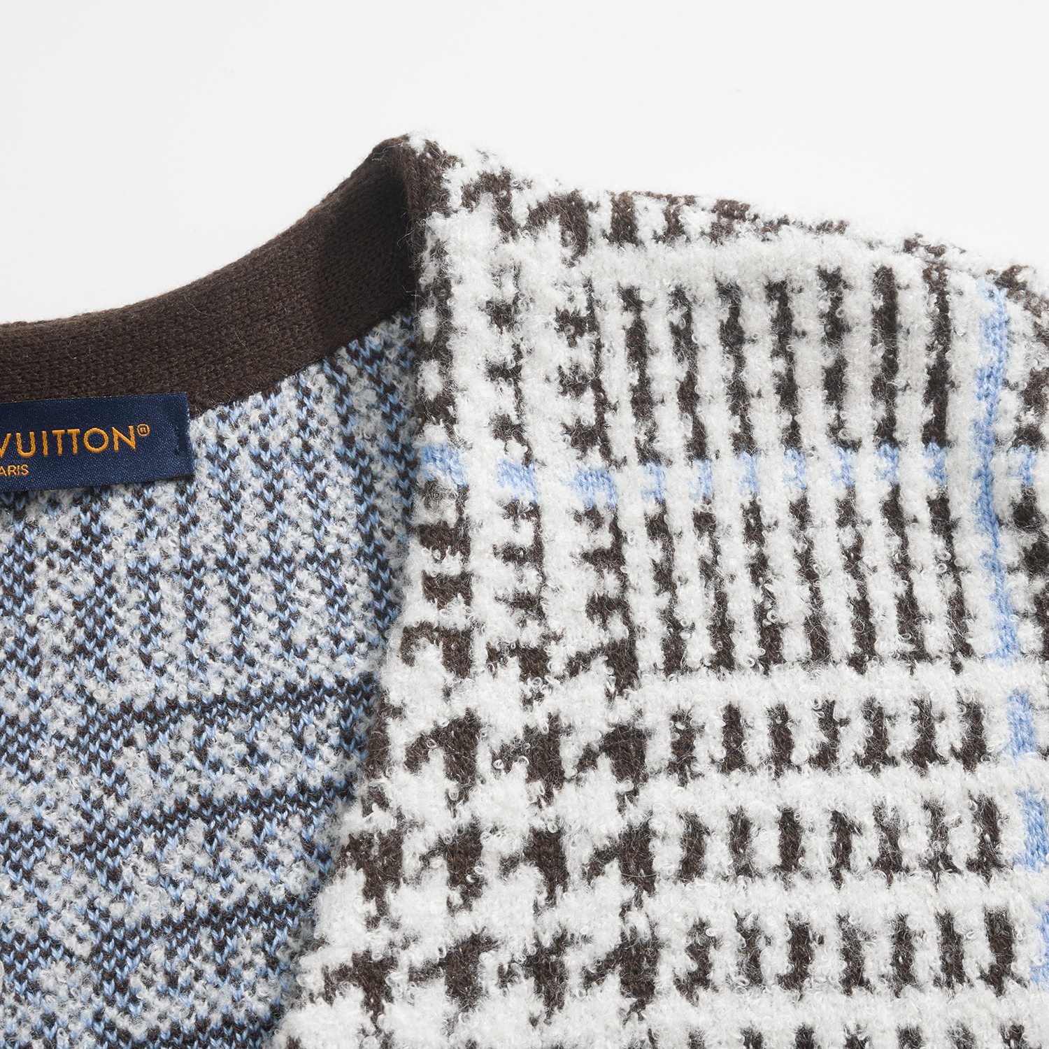 LOUIS VUITTON 루이비통 FW2023 체크 패턴 램스울 카디건 6