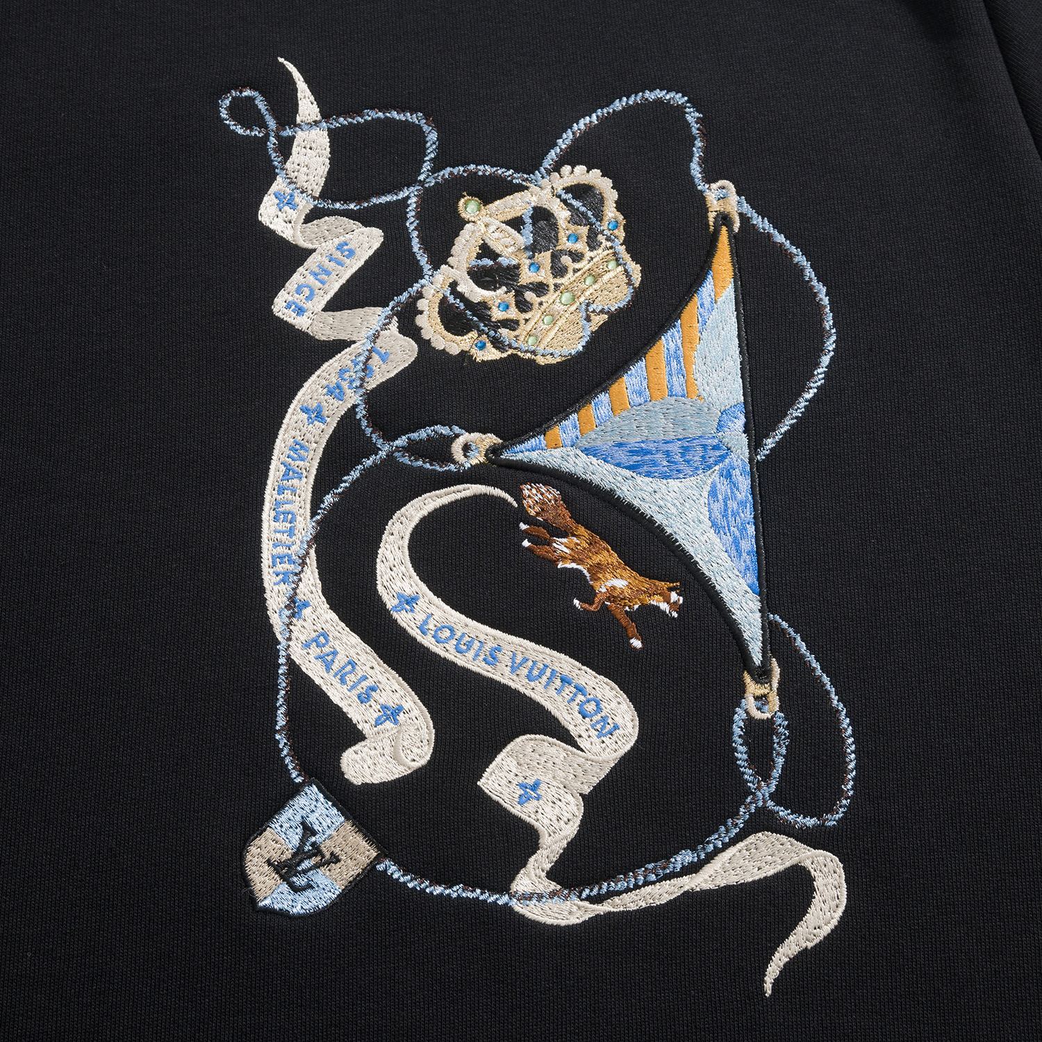 LOUIS VUITTON 루이비통 FW2024 자수 라운드 스웨트셔츠 9