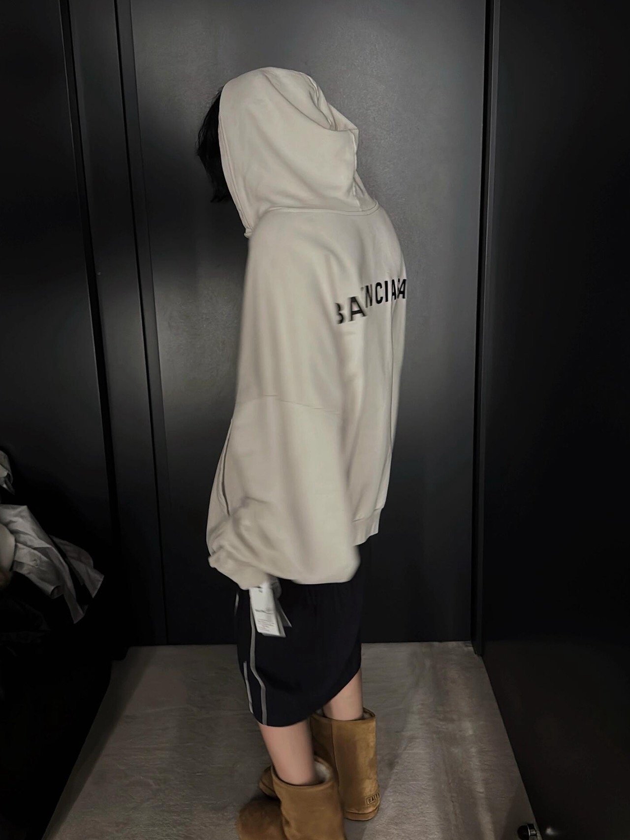 BALENCIAGA 발렌시아가 FW2023 로고 후드 스웨트셔츠 2