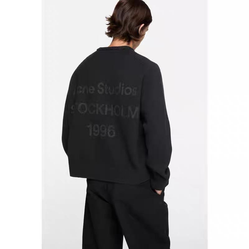 ACNE STUDIOS 아크네 스튜디오 FW2023 로고 프린트 울 스웨터 3