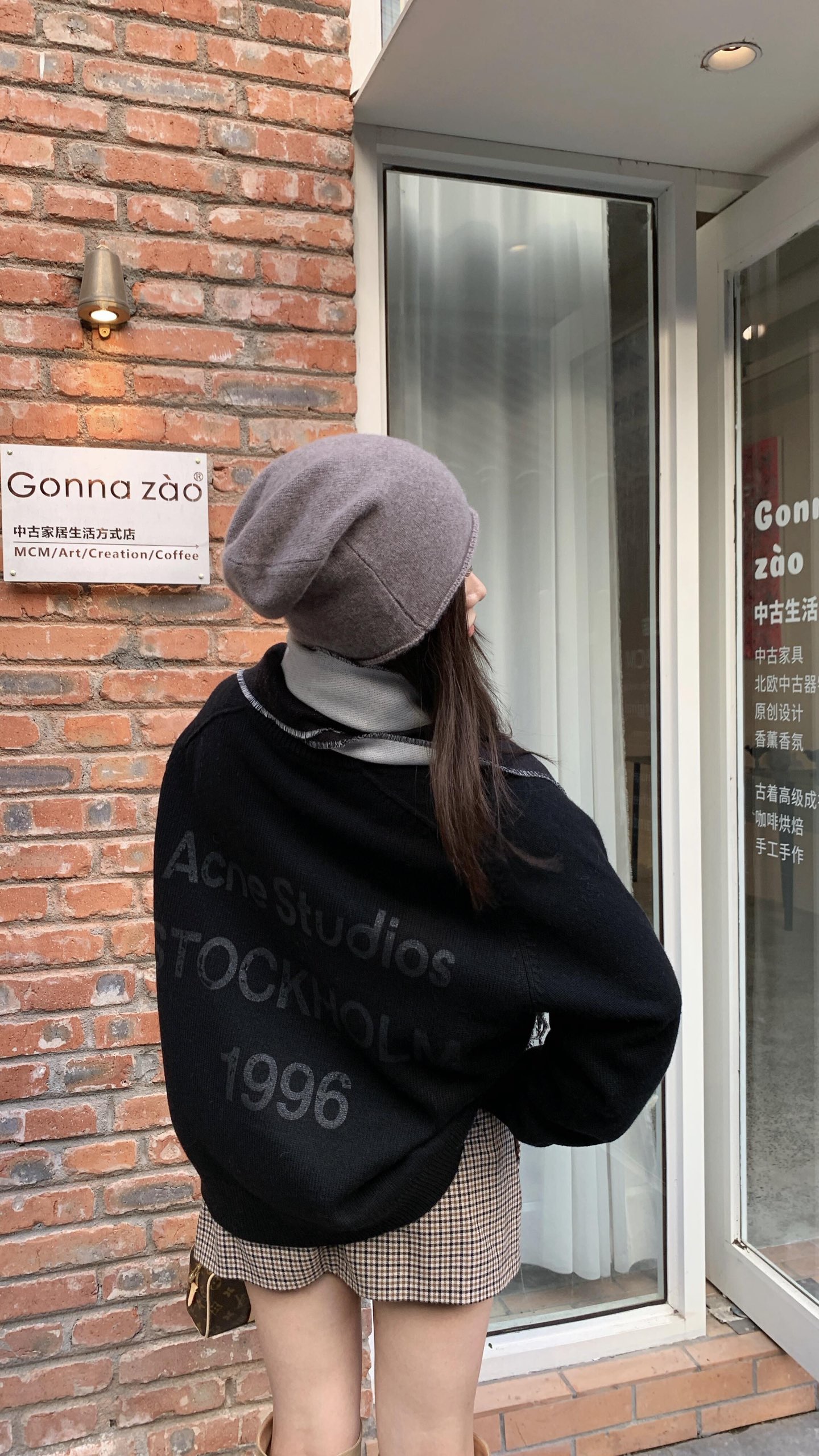 ACNE STUDIOS 아크네 스튜디오 FW2023 로고 프린트 울 스웨터 7