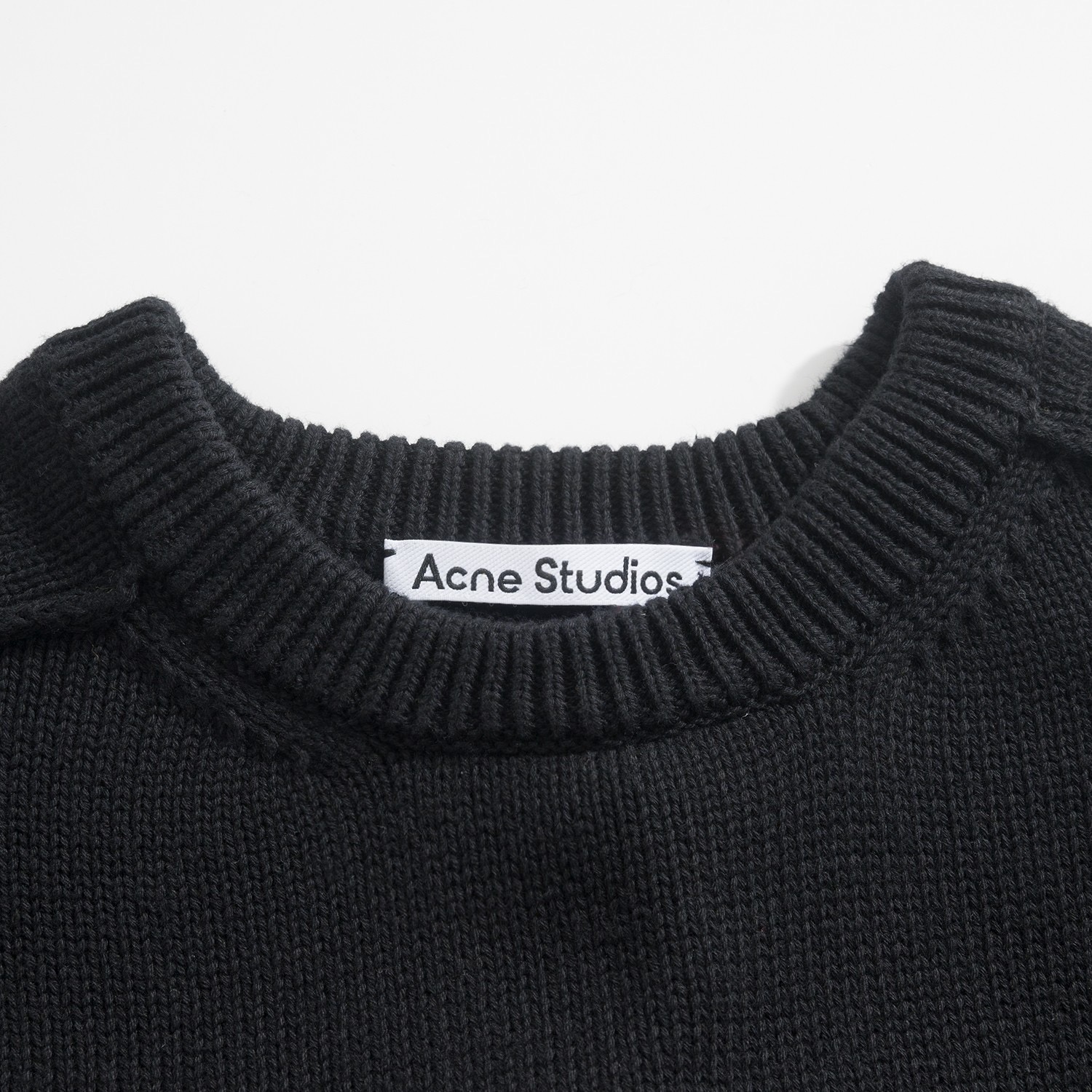 ACNE STUDIOS 아크네 스튜디오 FW2023 로고 프린트 울 스웨터 10