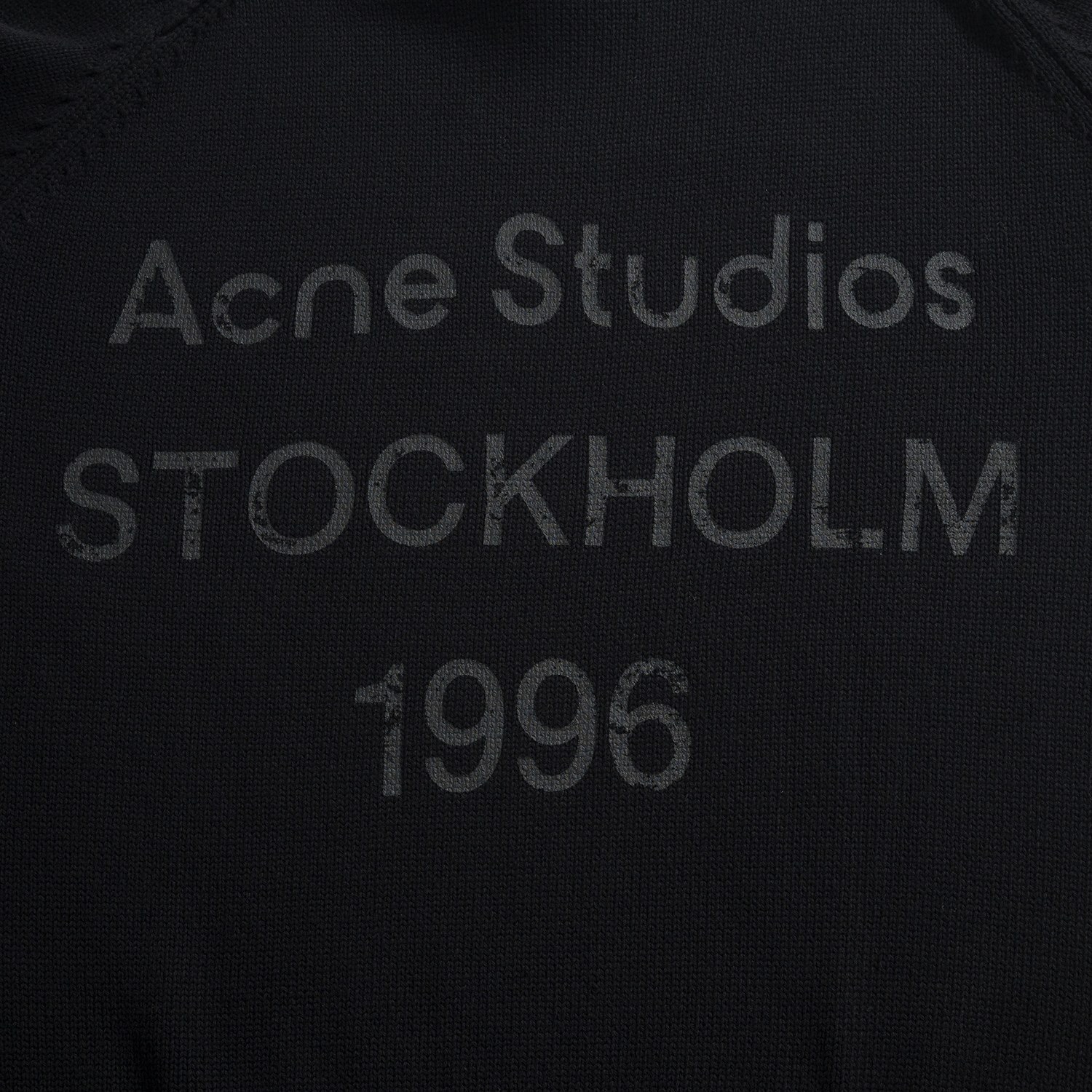 ACNE STUDIOS 아크네 스튜디오 FW2023 로고 프린트 울 스웨터 16