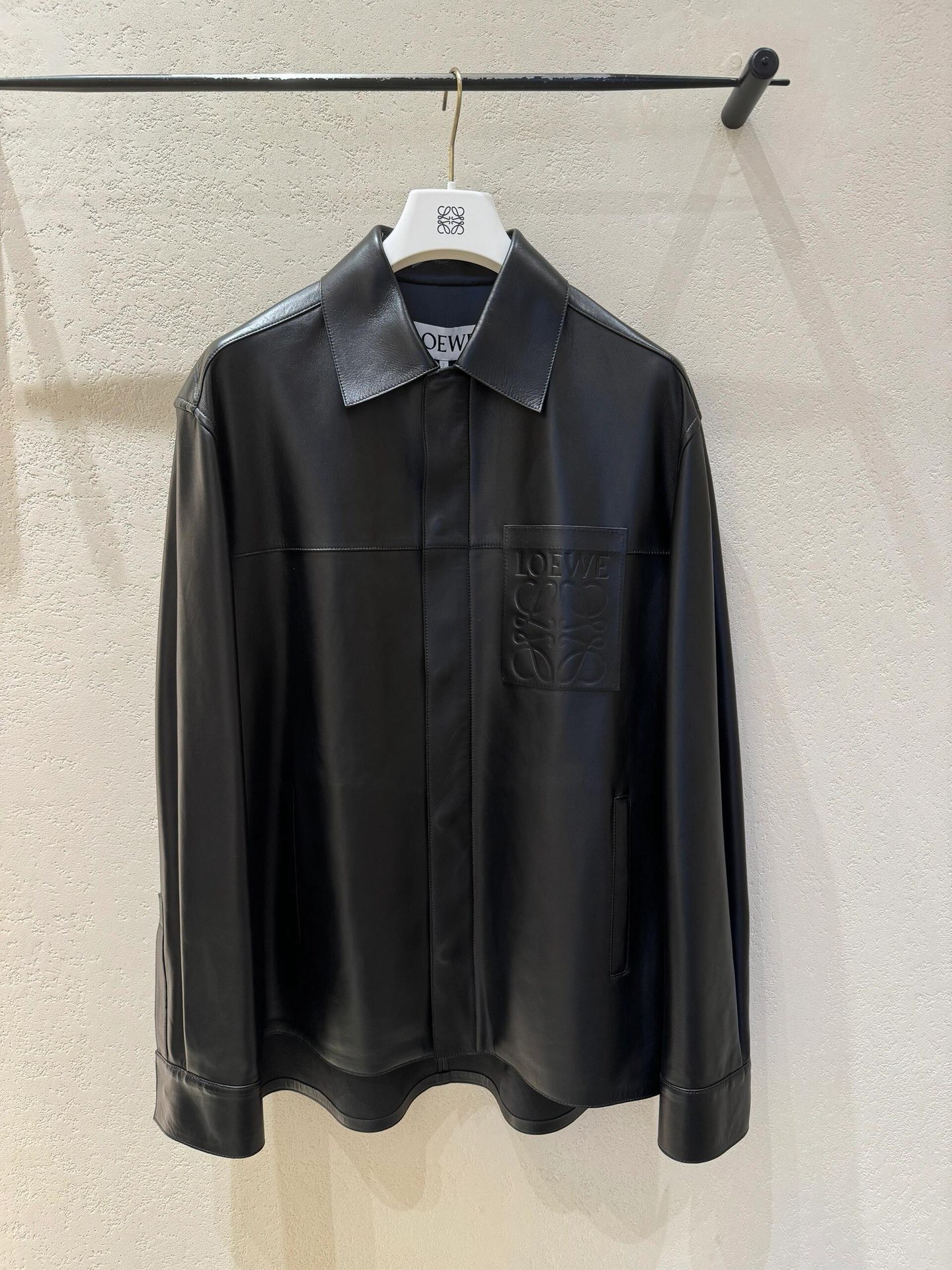 LOEWE 로에베 FW2023 양가죽 셔츠 재킷 5