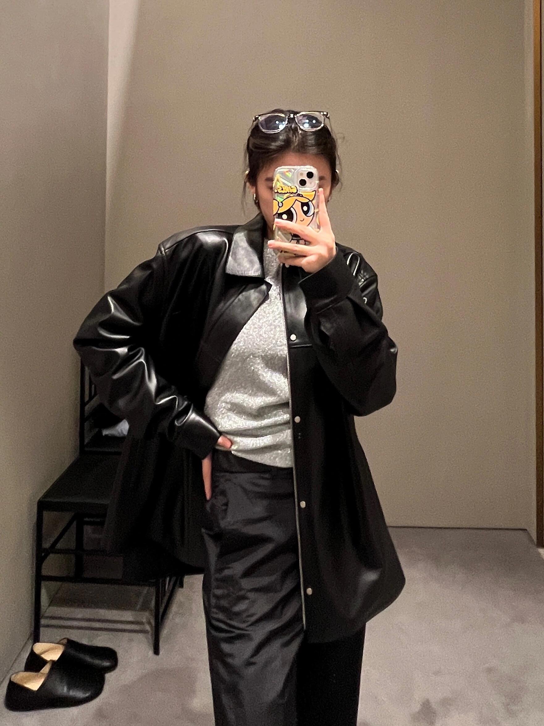 LOEWE 로에베 FW2023 양가죽 셔츠 재킷 8