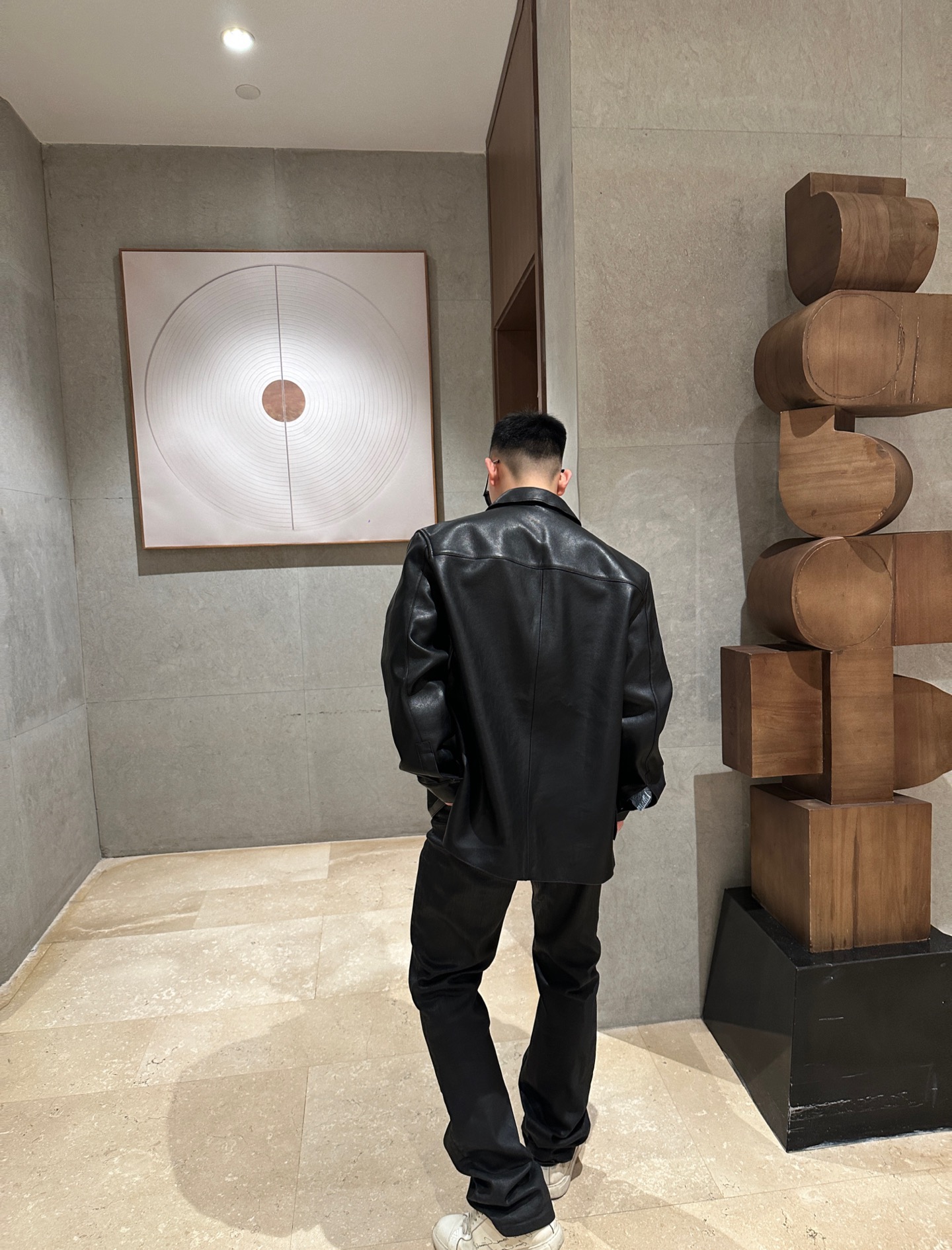 LOEWE 로에베 FW2023 양가죽 셔츠 재킷 9