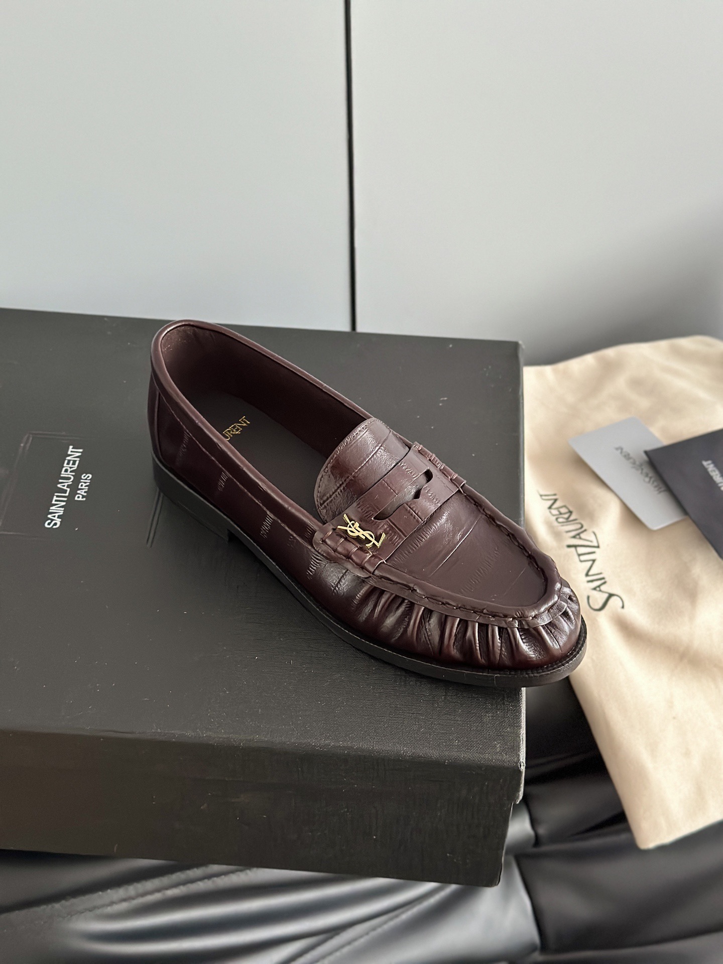 SAINT LAURENT 생로랑 YSL LE 로퍼 8