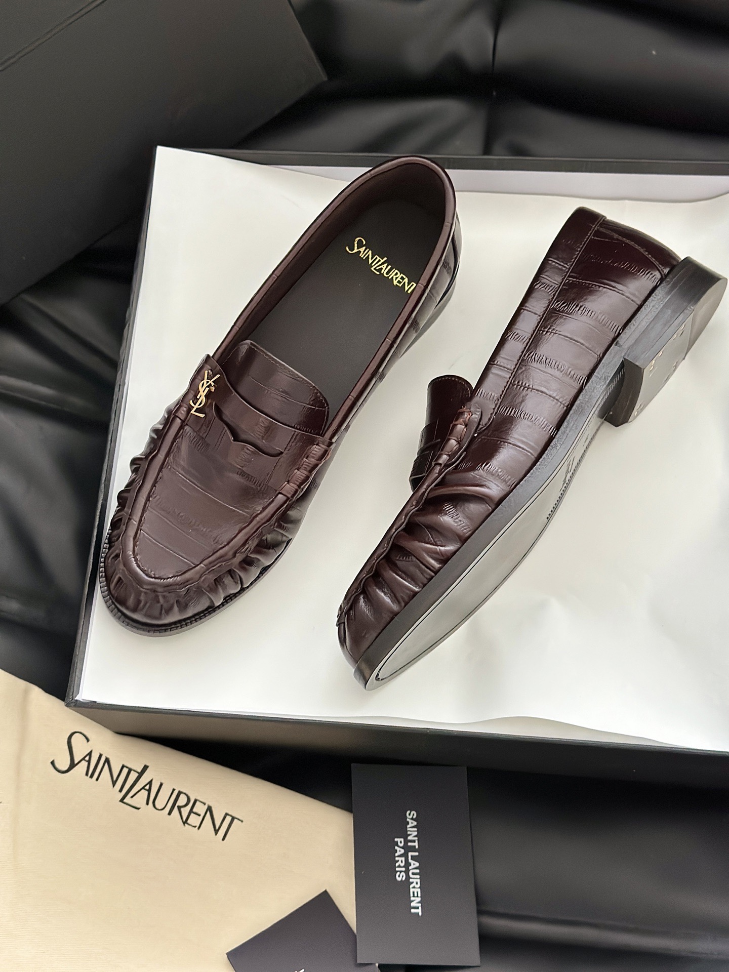 SAINT LAURENT 생로랑 YSL LE 로퍼 10