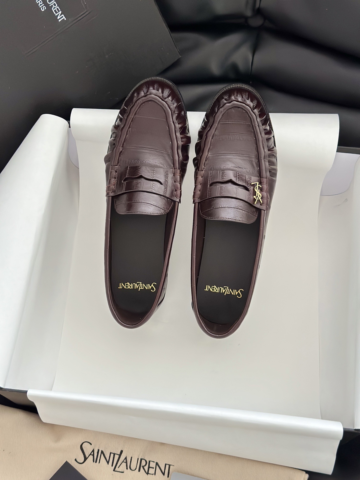 SAINT LAURENT 생로랑 YSL LE 로퍼 12