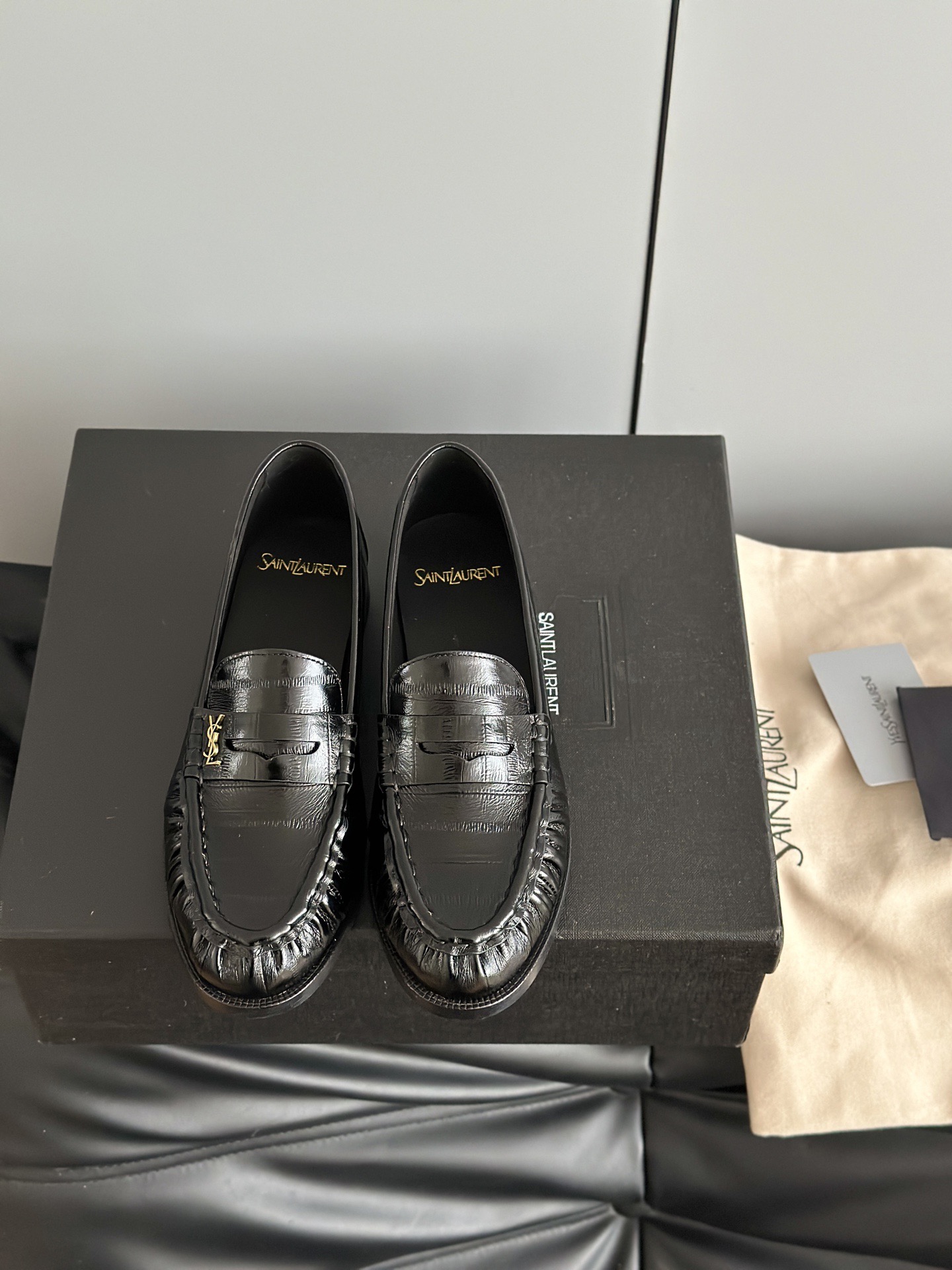 SAINT LAURENT 생로랑 YSL LE 로퍼 3