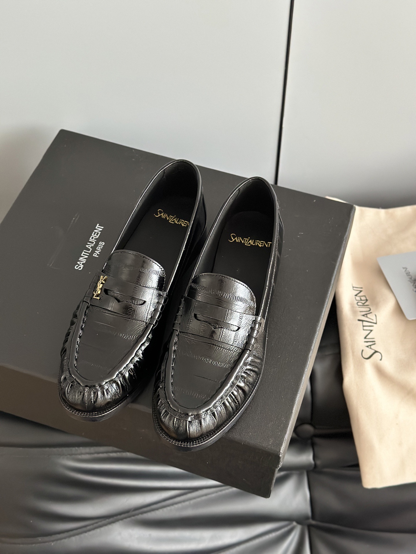 SAINT LAURENT 생로랑 YSL LE 로퍼 5