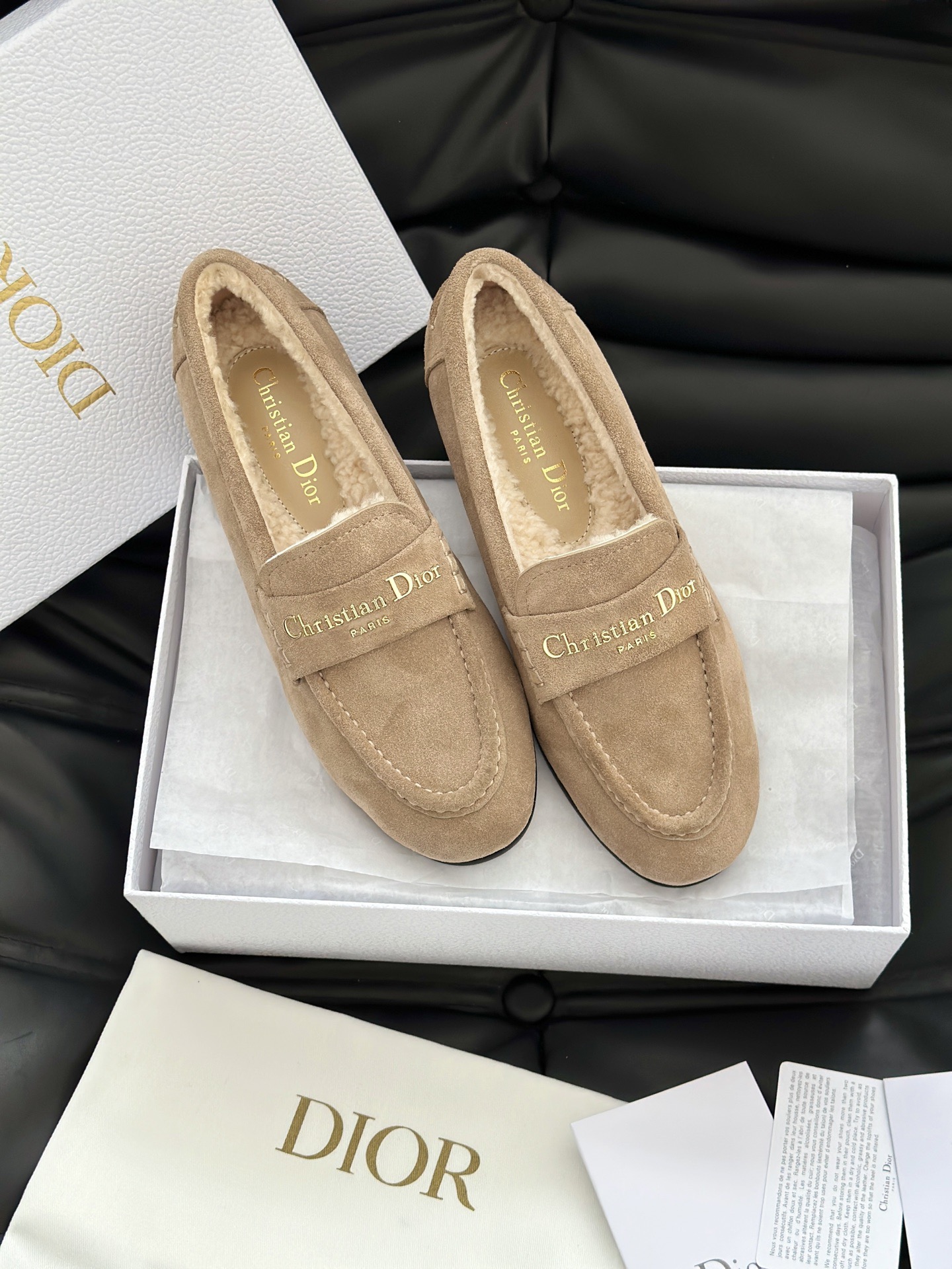 DIOR 디올 알프스 디올 보이 양털 로퍼 6