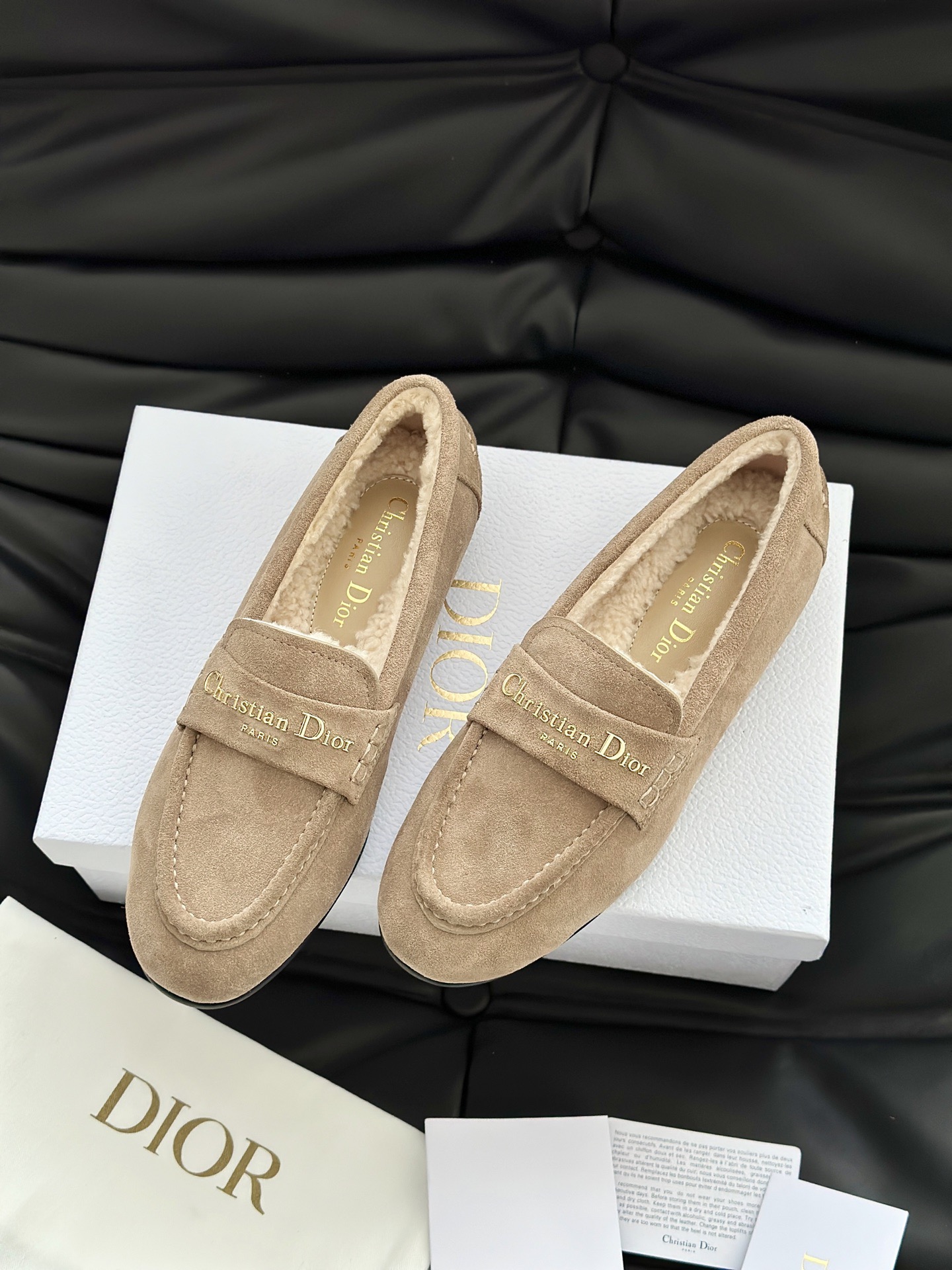 DIOR 디올 알프스 디올 보이 양털 로퍼 7