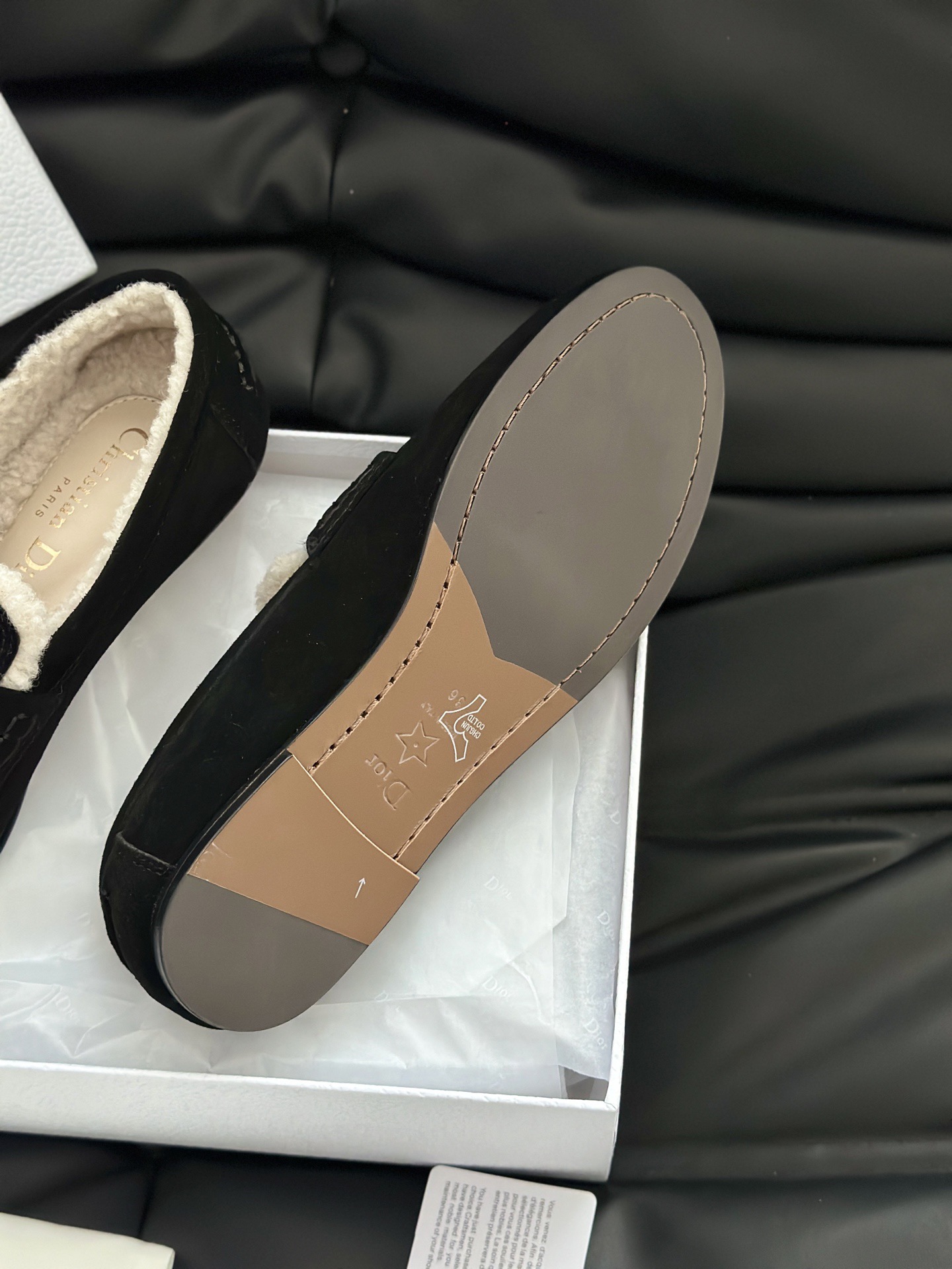 DIOR 디올 알프스 디올 보이 양털 로퍼 8