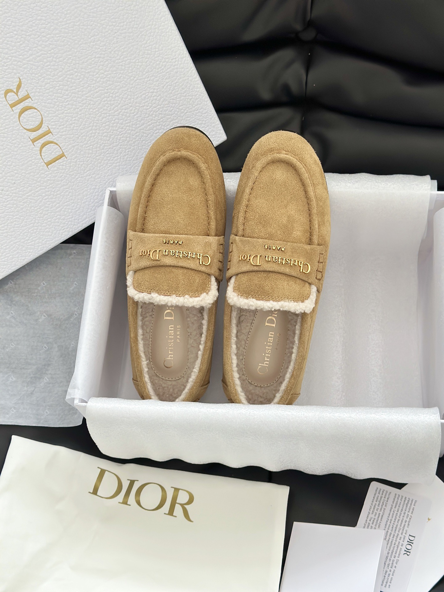 DIOR 디올 알프스 디올 보이 양털 로퍼 10