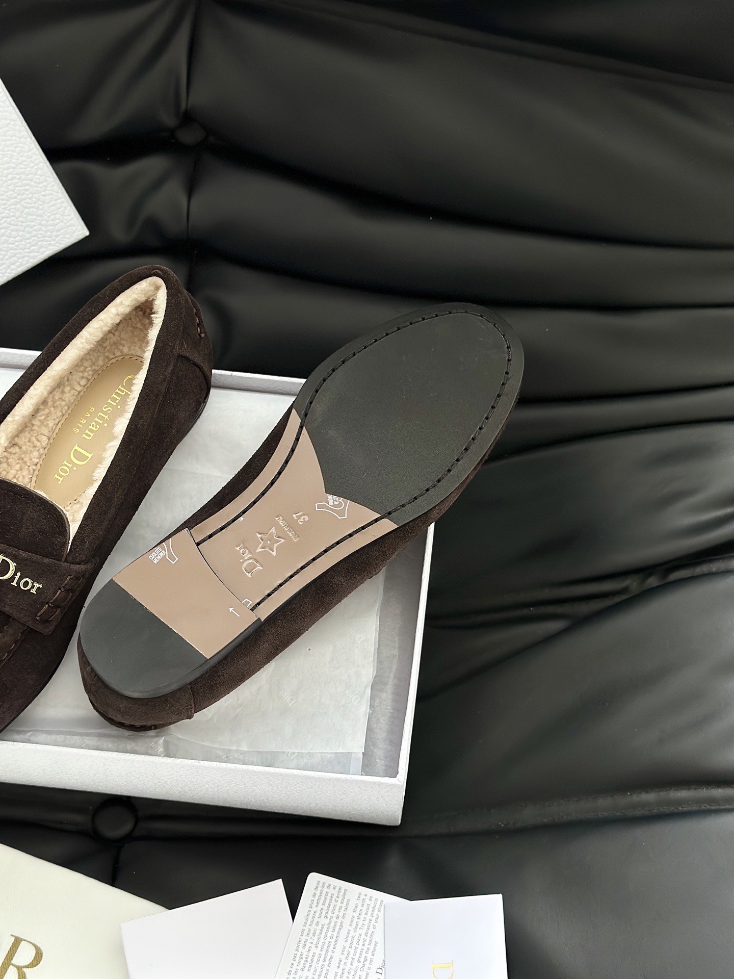 DIOR 디올 알프스 디올 보이 양털 로퍼 12