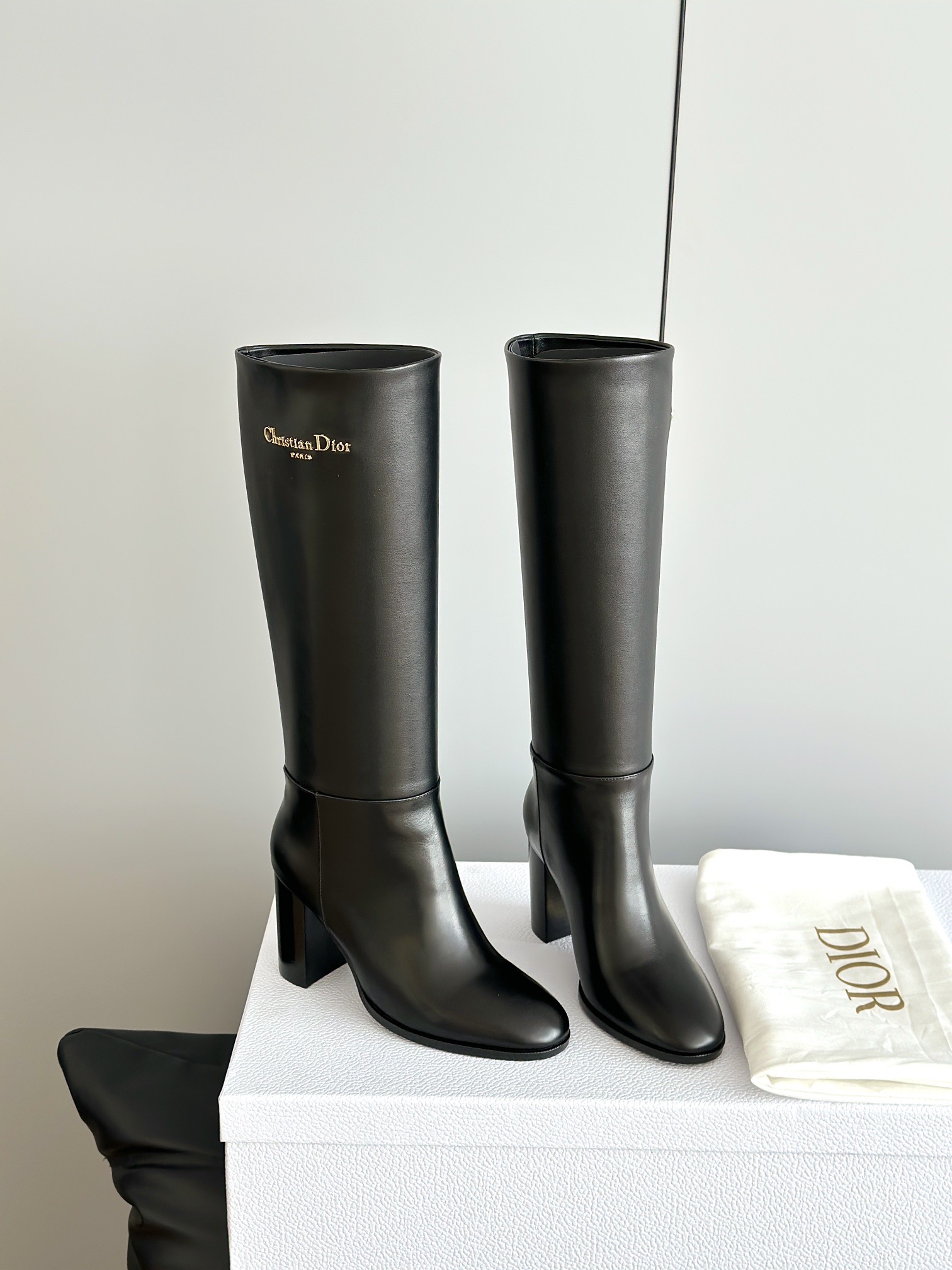 DIOR 디올 클래식 롱부츠 블랙 5