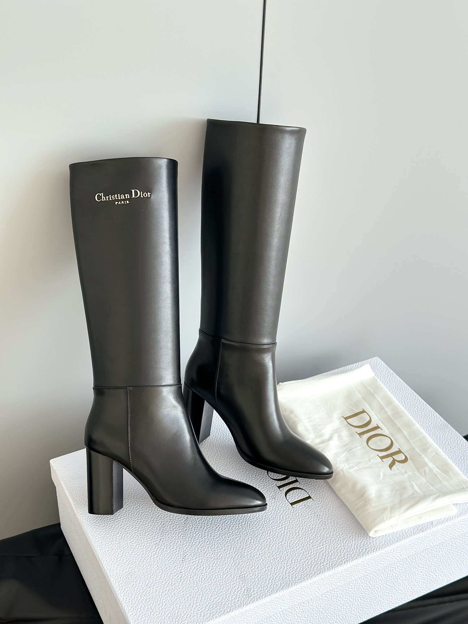 DIOR 디올 클래식 롱부츠 블랙 7