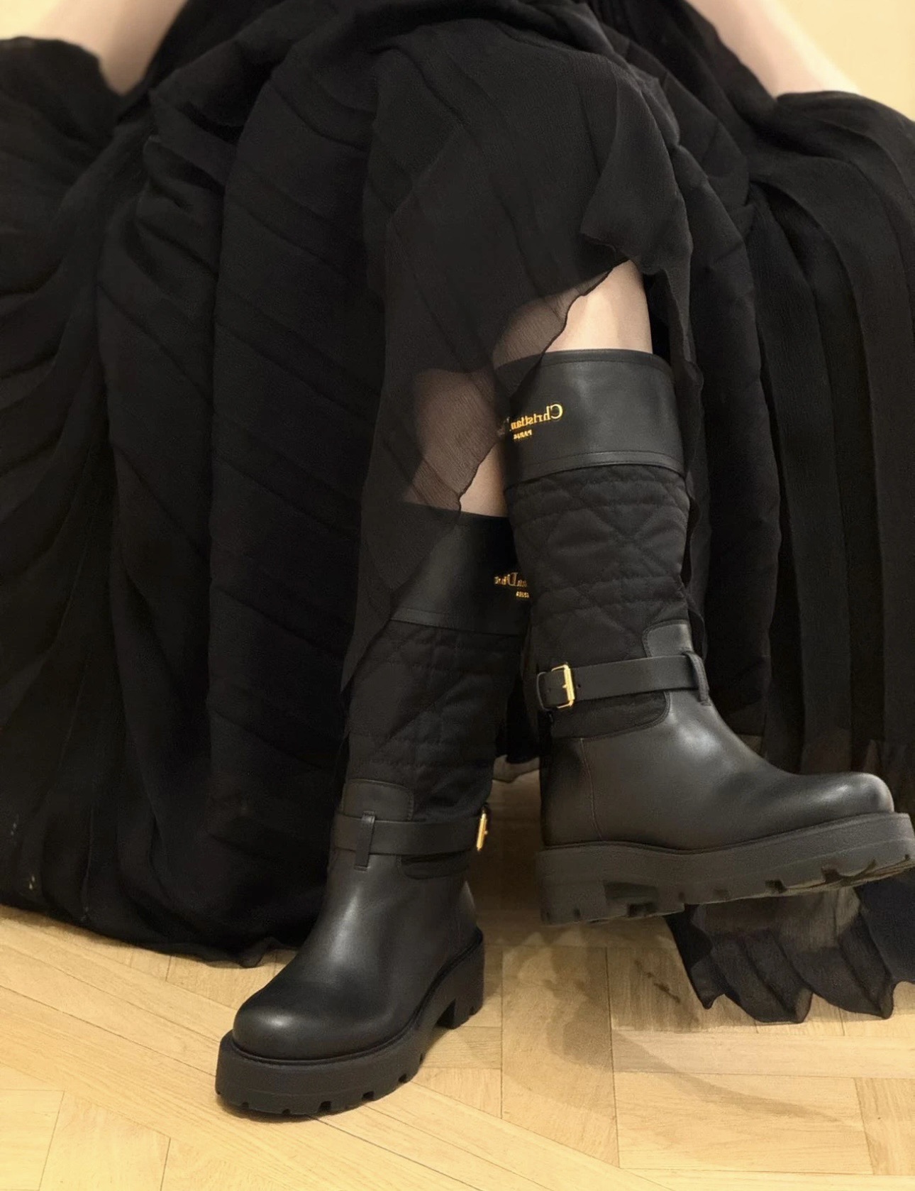 Christian Dior 디올 D-Town 부츠 블랙 1