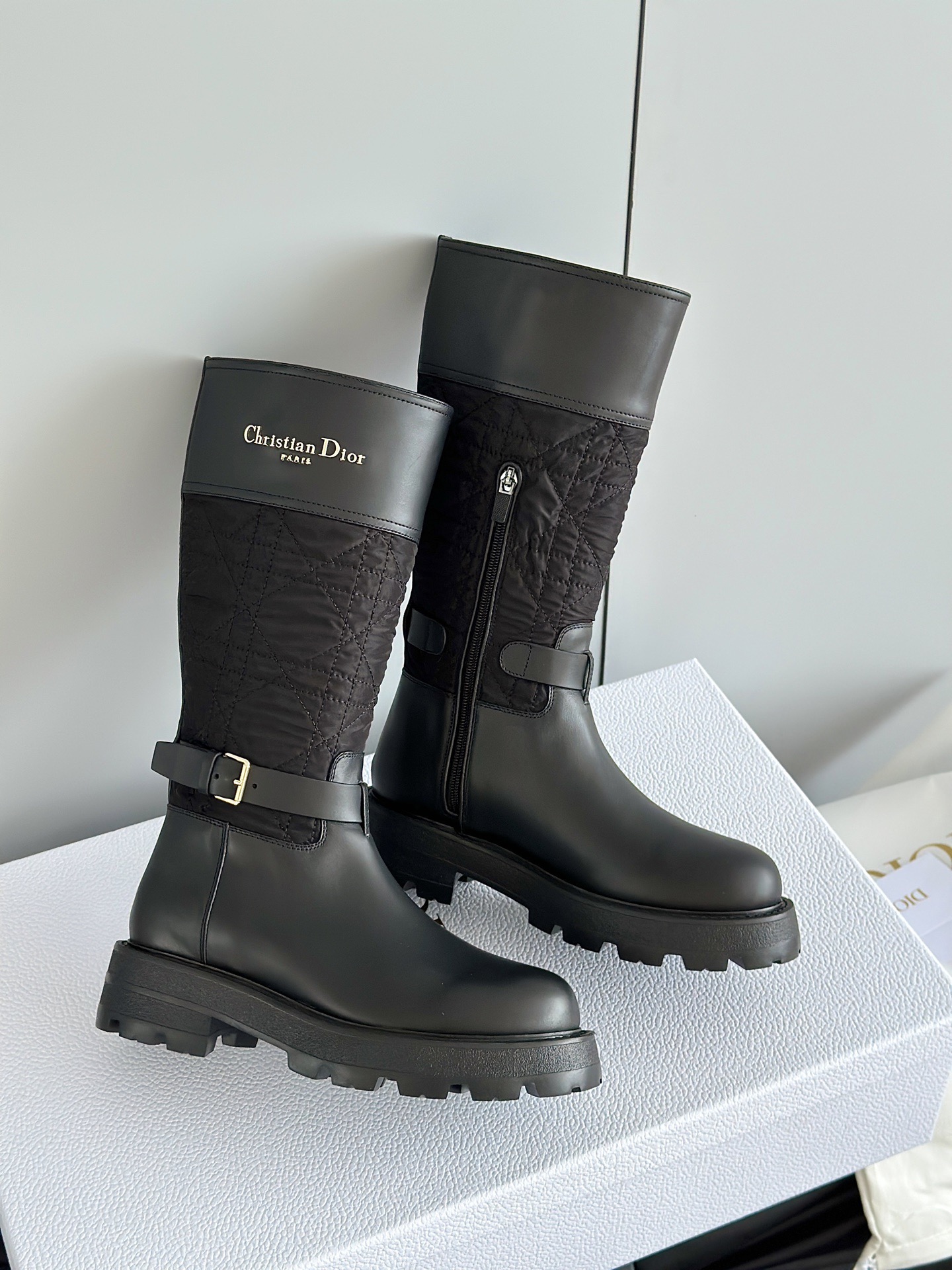Christian Dior 디올 D-Town 부츠 블랙 6