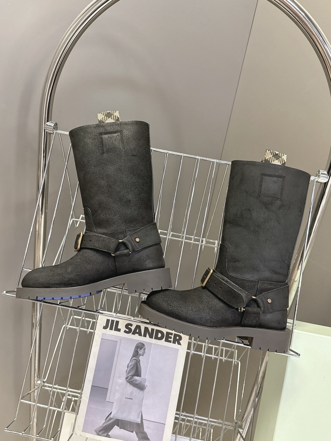 BURBERRY 버버리 롱부츠 블랙 8