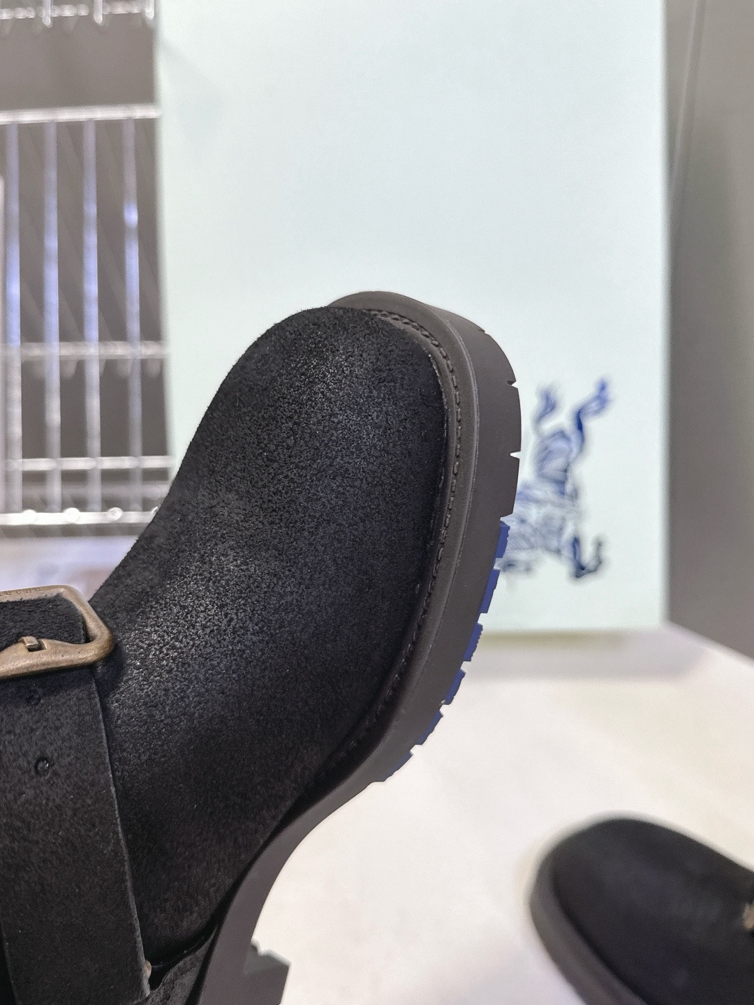 BURBERRY 버버리 롱부츠 블랙 9