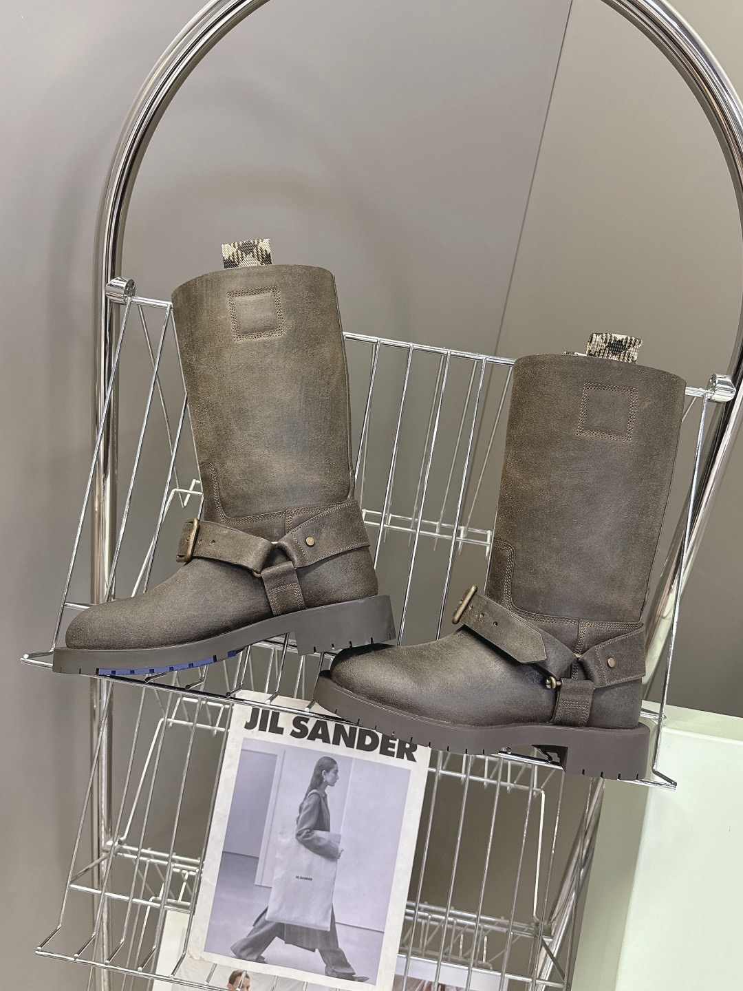 BURBERRY 버버리 롱부츠 블랙 6