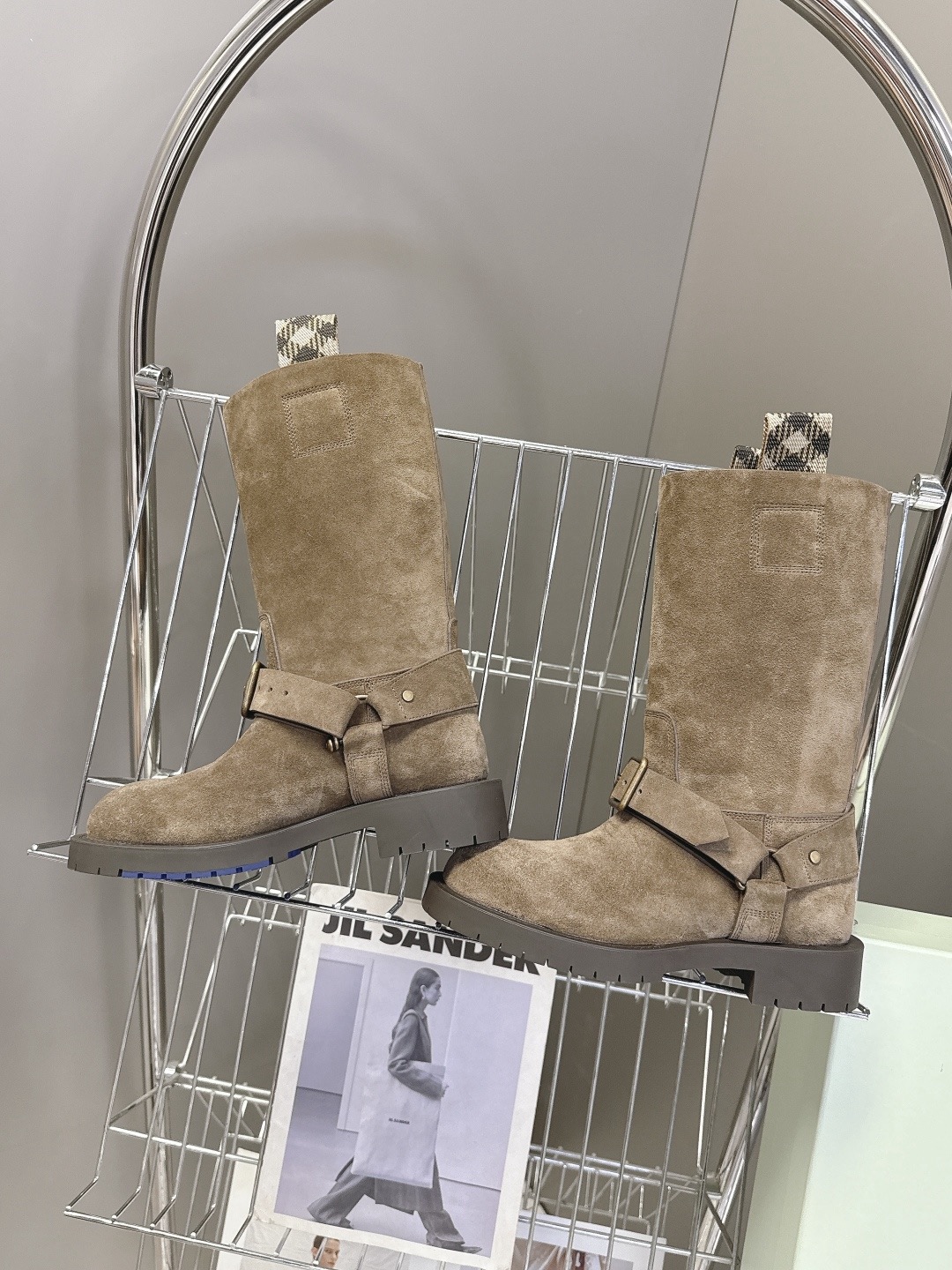 BURBERRY 버버리 롱부츠 블랙 6