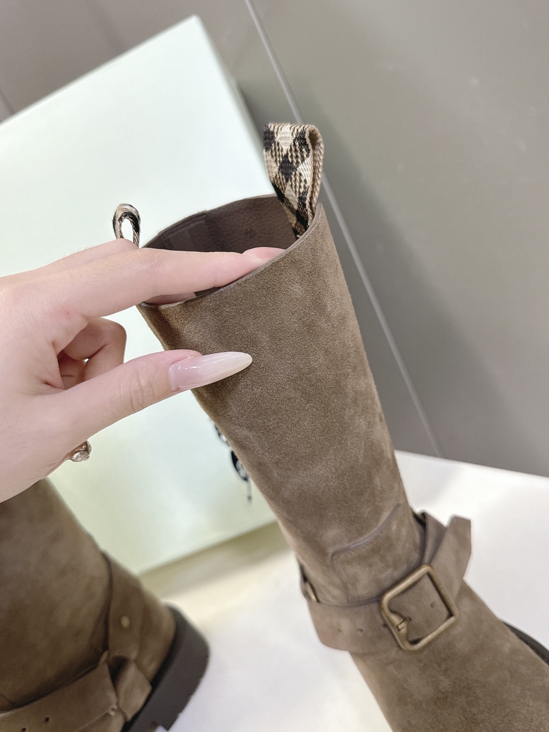 BURBERRY 버버리 롱부츠 블랙 7