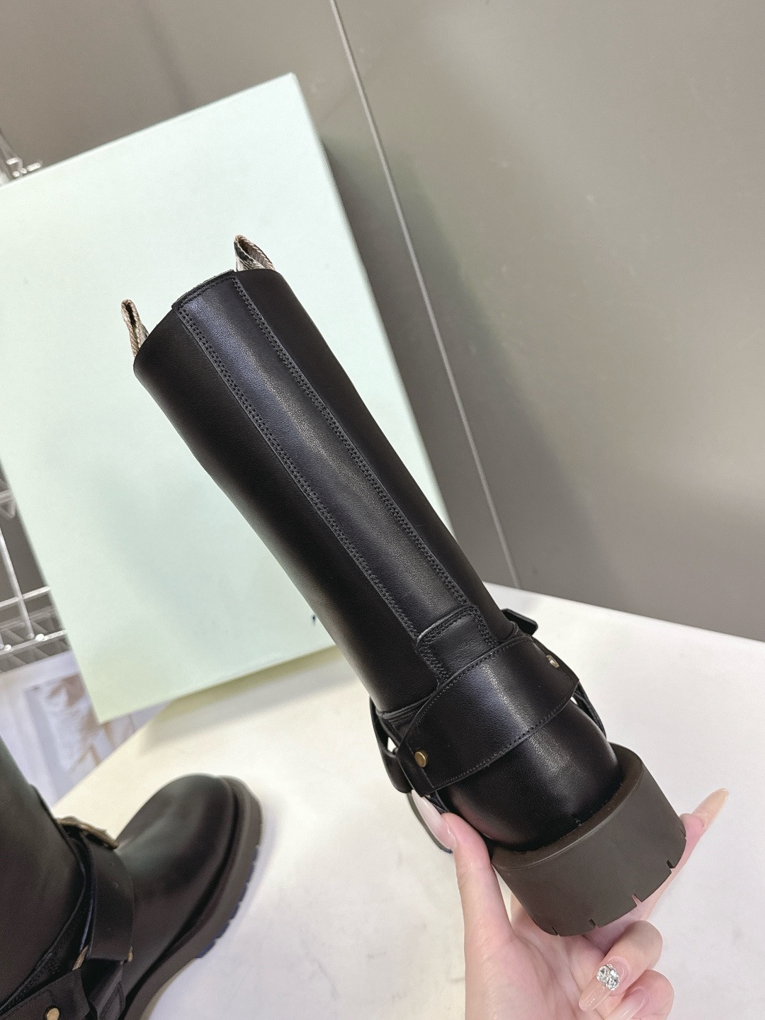 BURBERRY 버버리 롱부츠 블랙 11