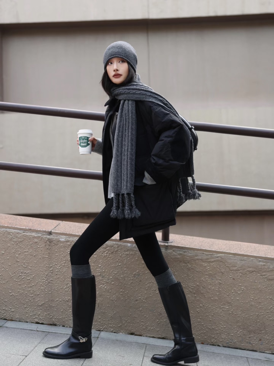 HERMES 에르메스 롱 부츠 블랙 3