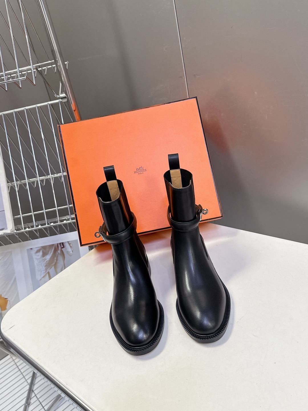 HERMES 에르메스 롱 부츠 블랙 2