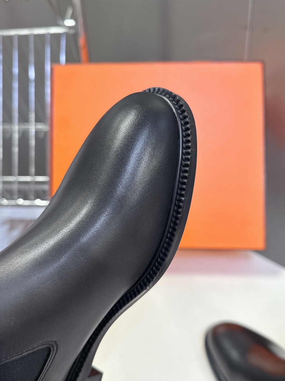 HERMES 에르메스 롱 부츠 블랙 8