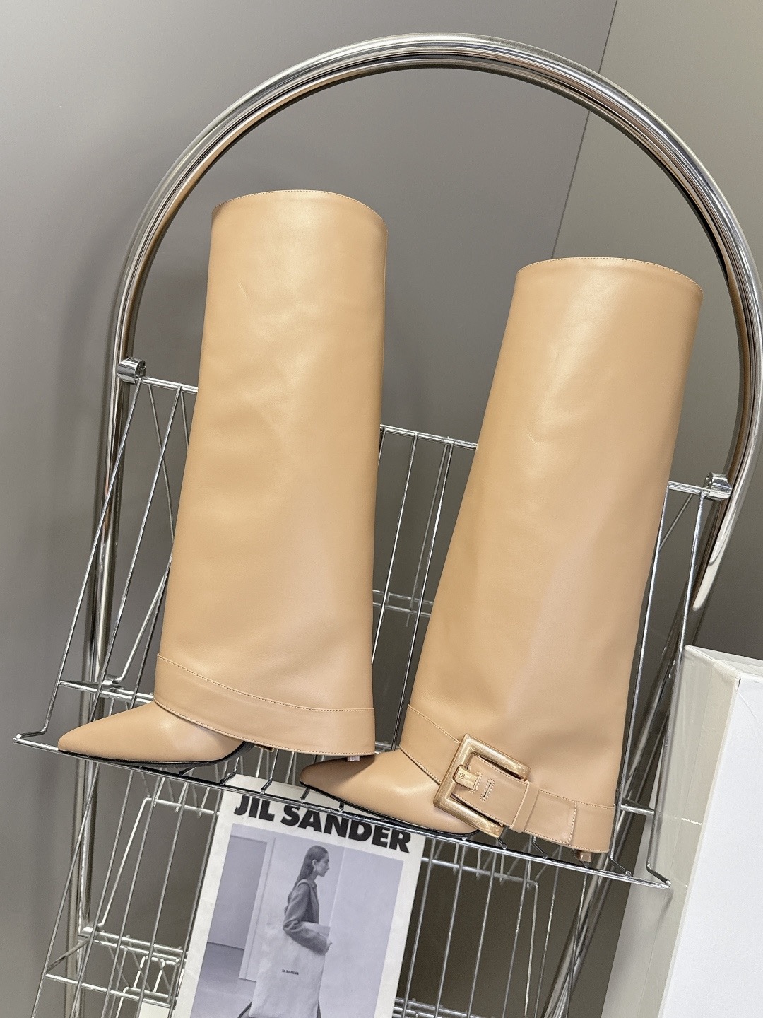 BALMAIN 발망 롱부츠 블랙 9