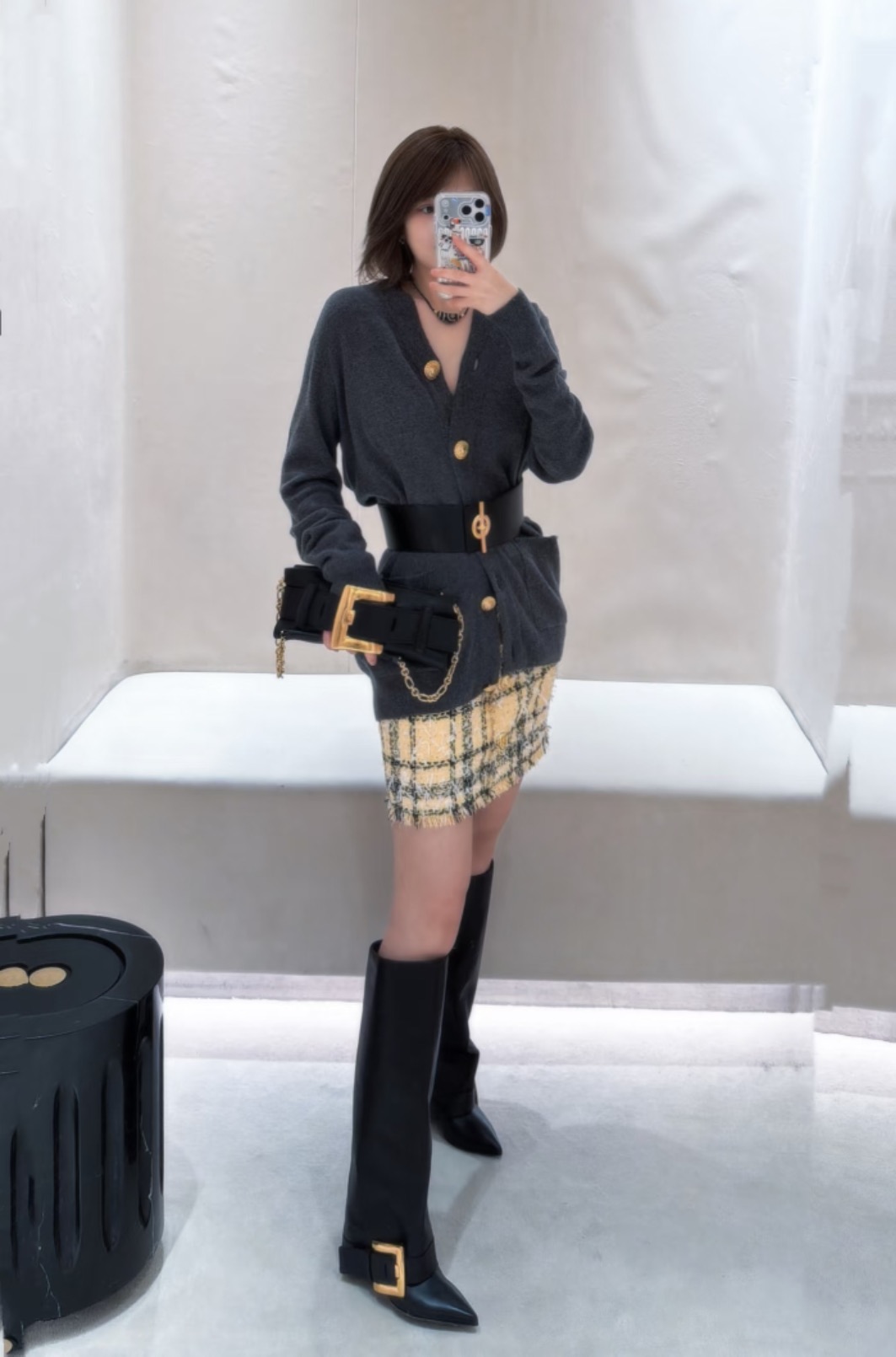 BALMAIN 발망 롱부츠 블랙 2