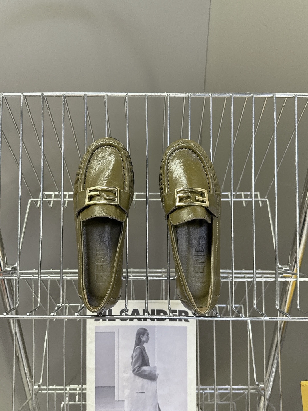 FENDI 펜디 FF 로고 로퍼 블랙 7