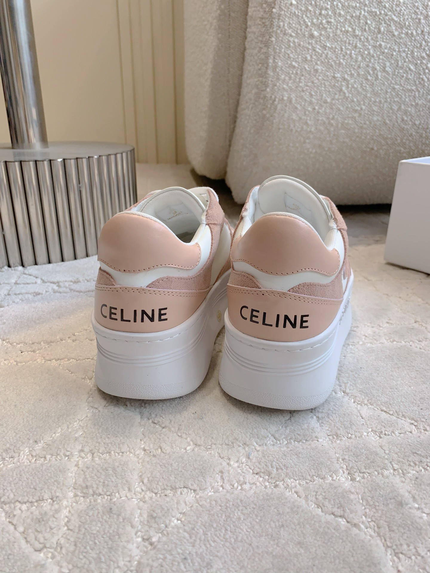 CELINE 셀린느 키높이 스니커즈 화이트 5