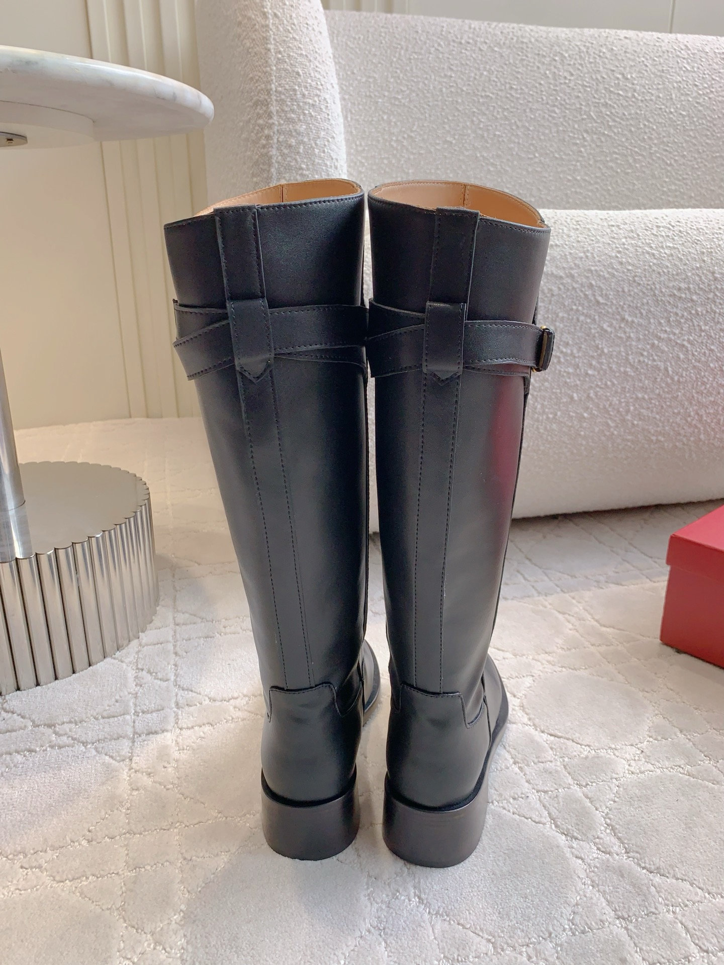 VALENTINO 발렌티노 V 로고 부츠 블랙 6