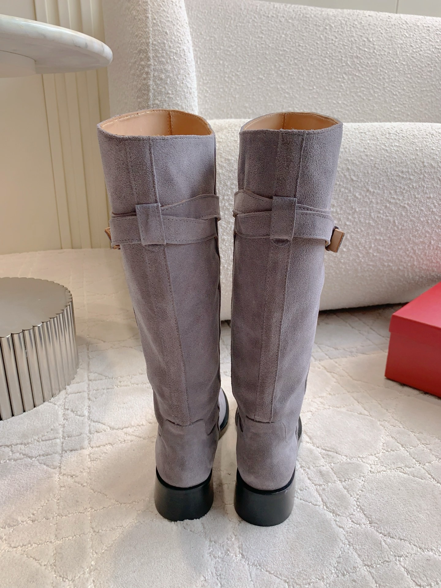 VALENTINO 발렌티노 V 로고 부츠 블랙 3