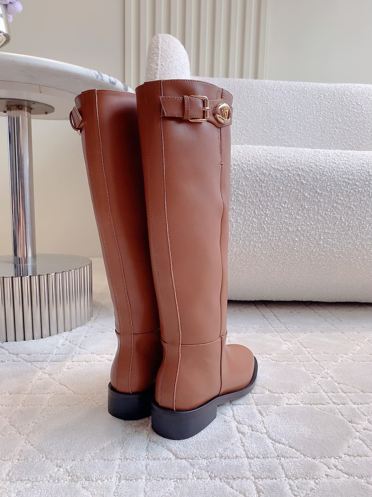 VALENTINO 발렌티노 승마 부츠 브라운 11