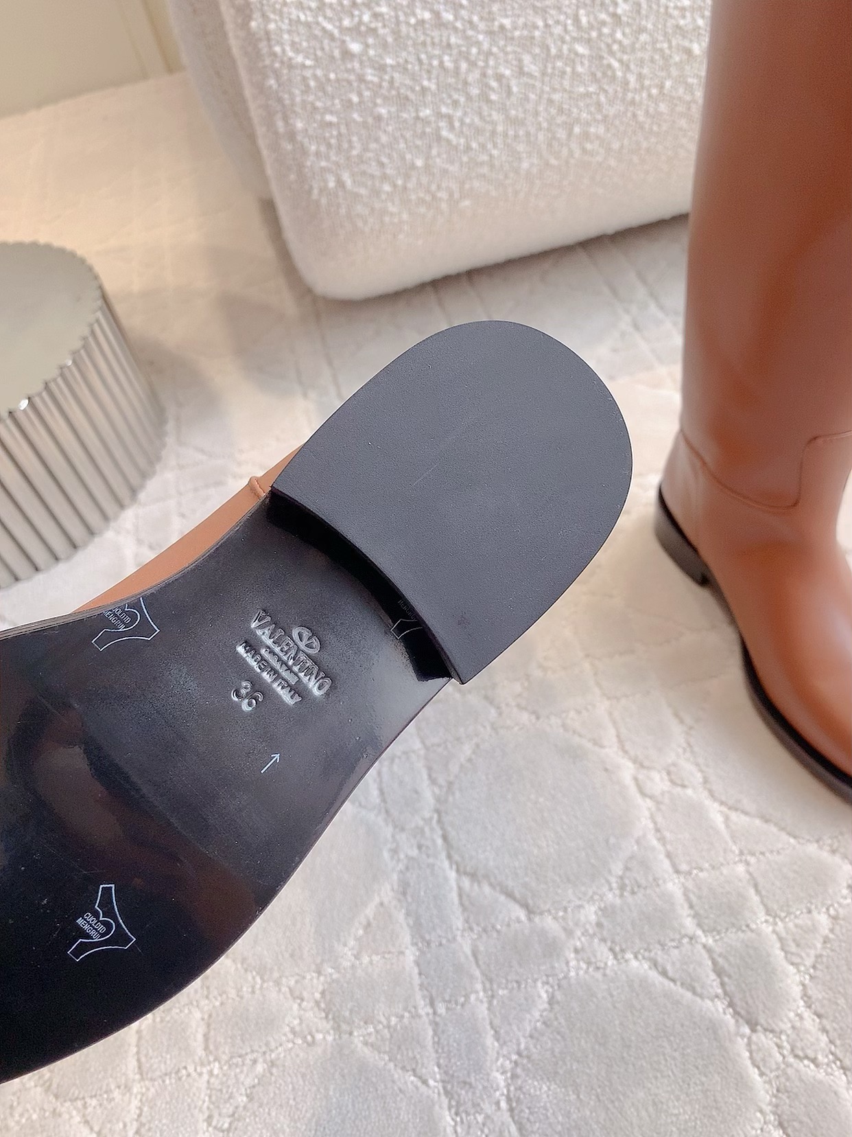 VALENTINO 발렌티노 승마 부츠 브라운 12