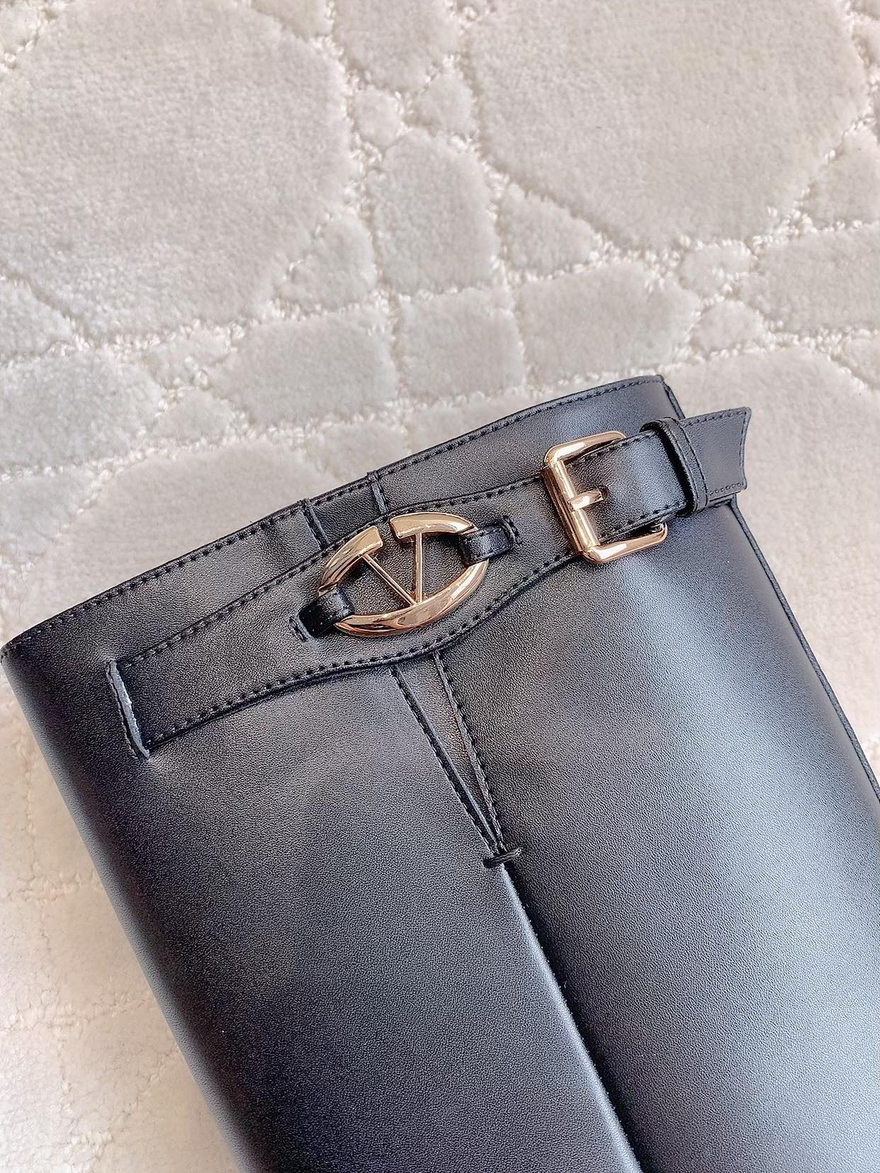 VALENTINO 발렌티노 승마 부츠 브라운 10