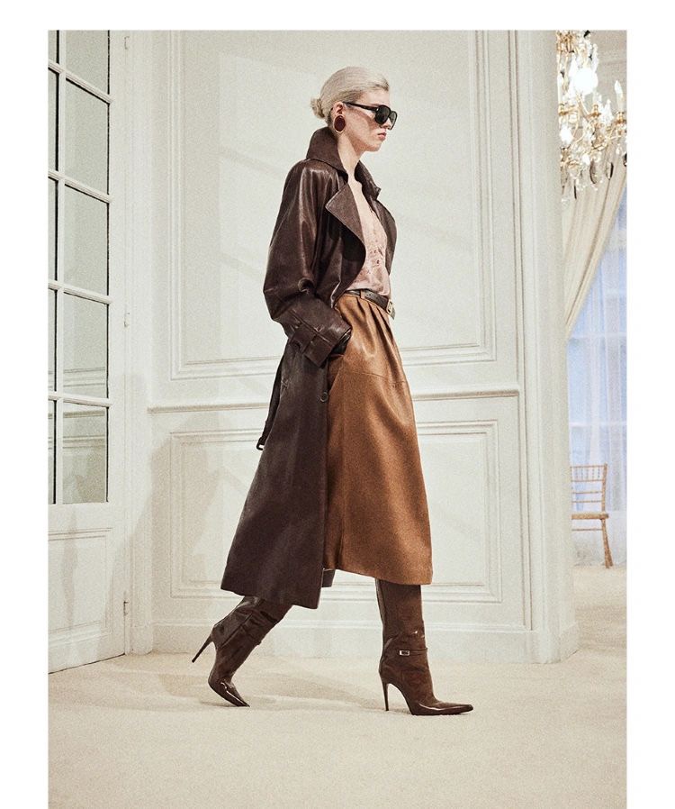 SAINT LAURENT 생로랑 포인티드 토 하이힐 부츠 블랙 2